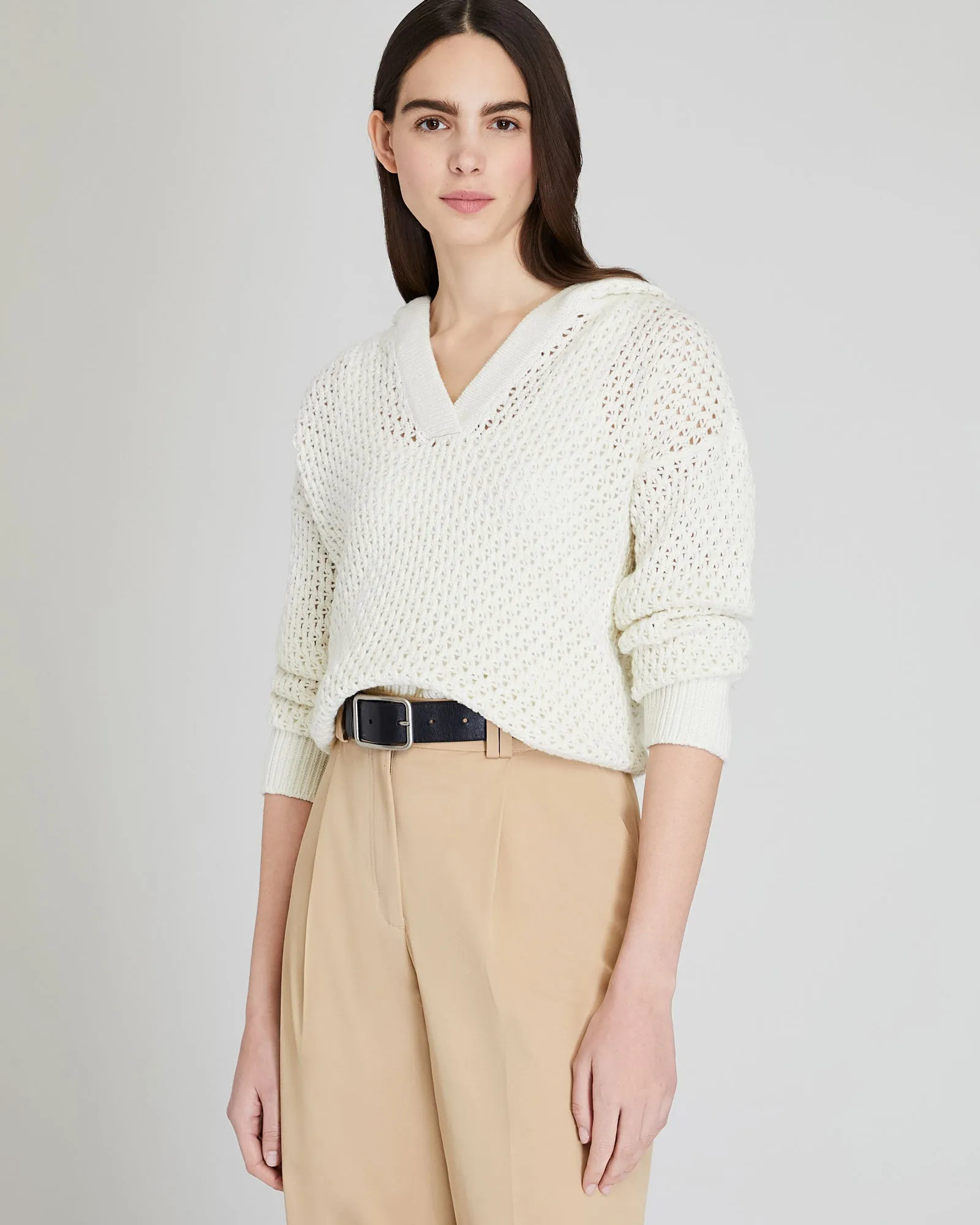 Mesh Stitch Hoodie sold by Club Monaco