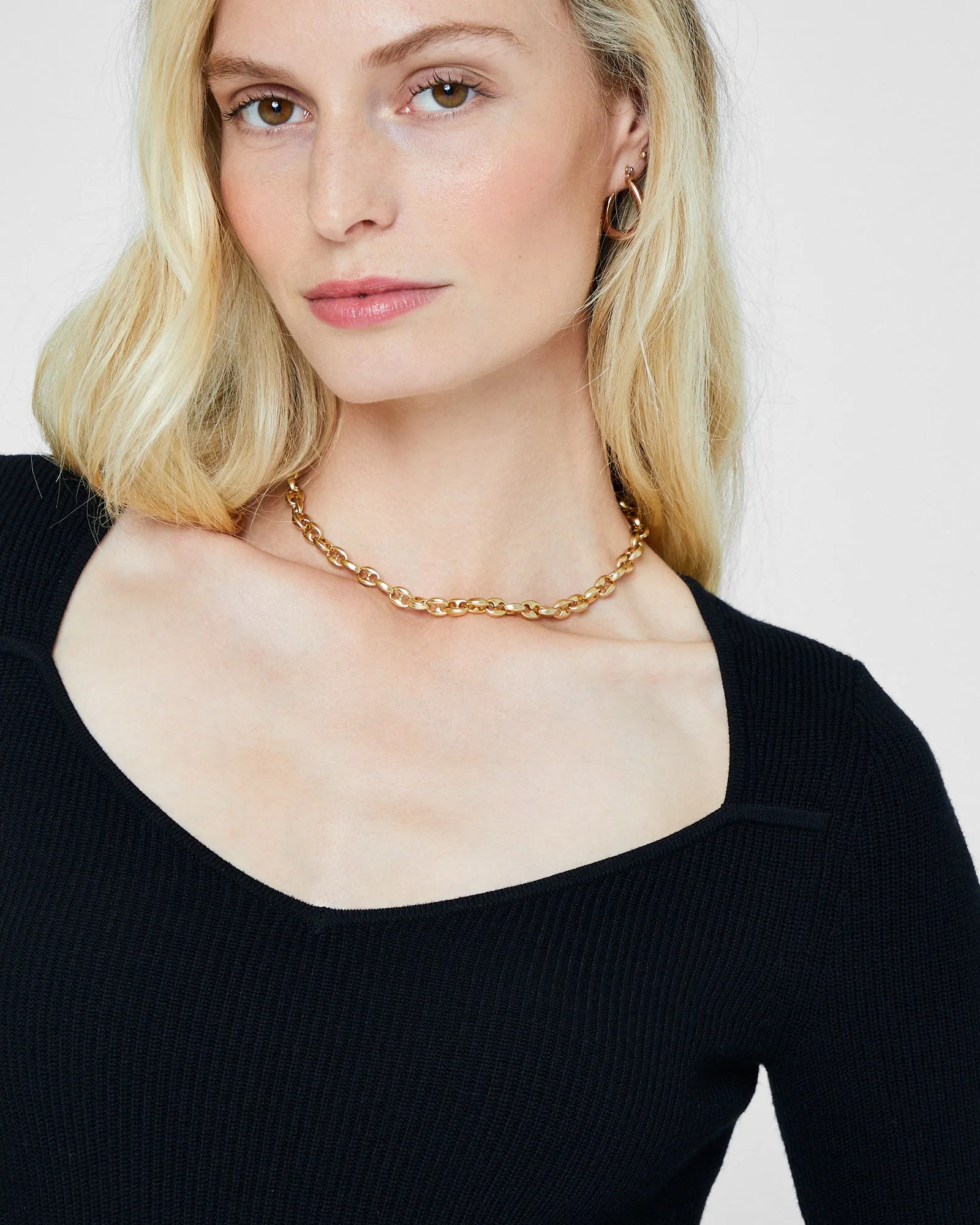 Shrug Neck Rib Sweater sold by Club Monaco product image thumbnail 3