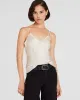 Silk Charmeuse Double-Neckline Cami sold by Club Monaco