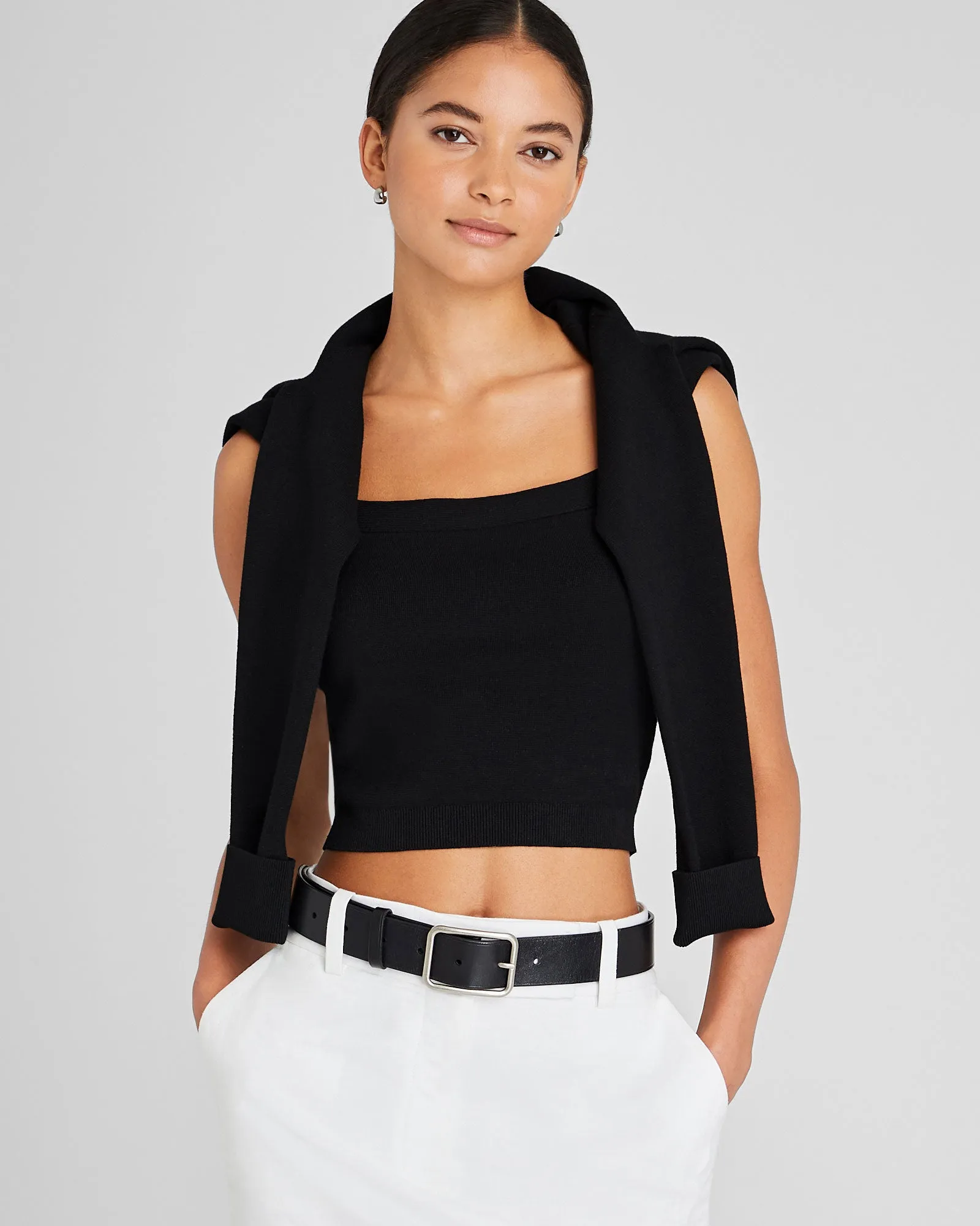 Cropped Sweater Tank sold by Club Monaco