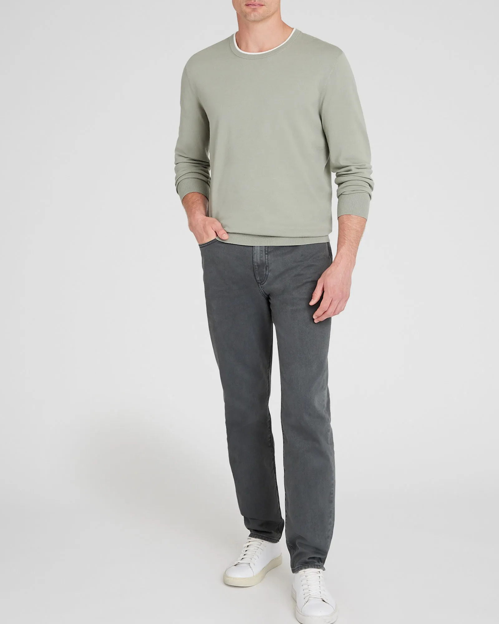 Long-Sleeve Tech Crewneck sold by Club Monaco product image thumbnail 2