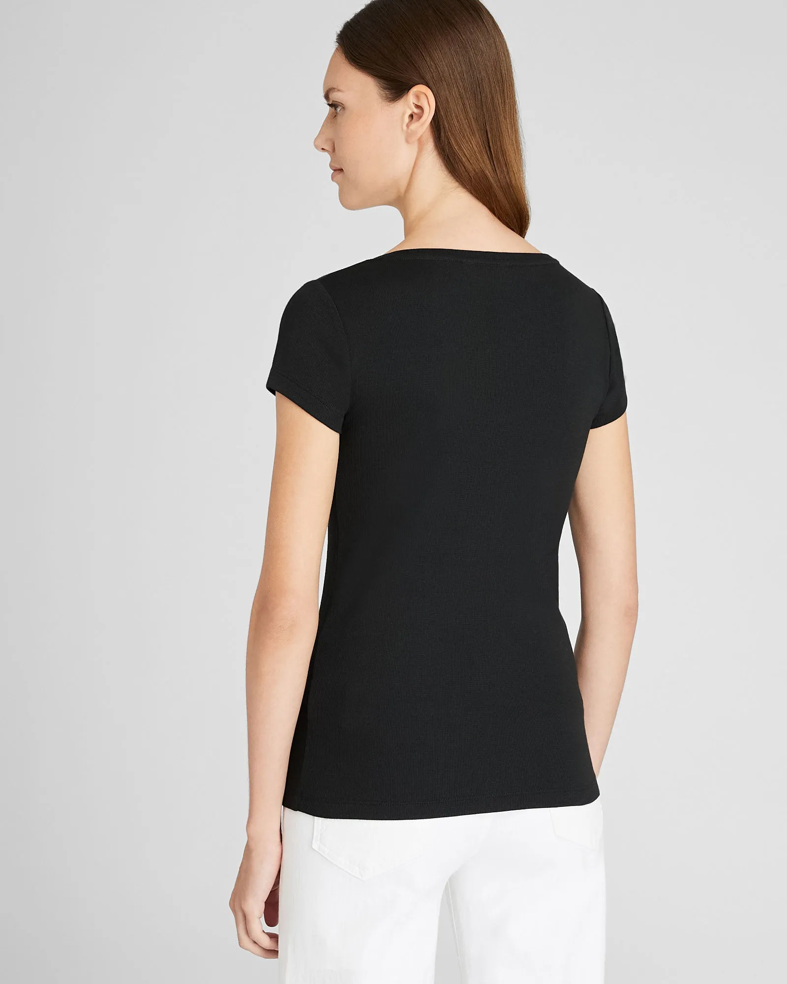 Bowee Scoop Neck Tee sold by Club Monaco product image thumbnail 3