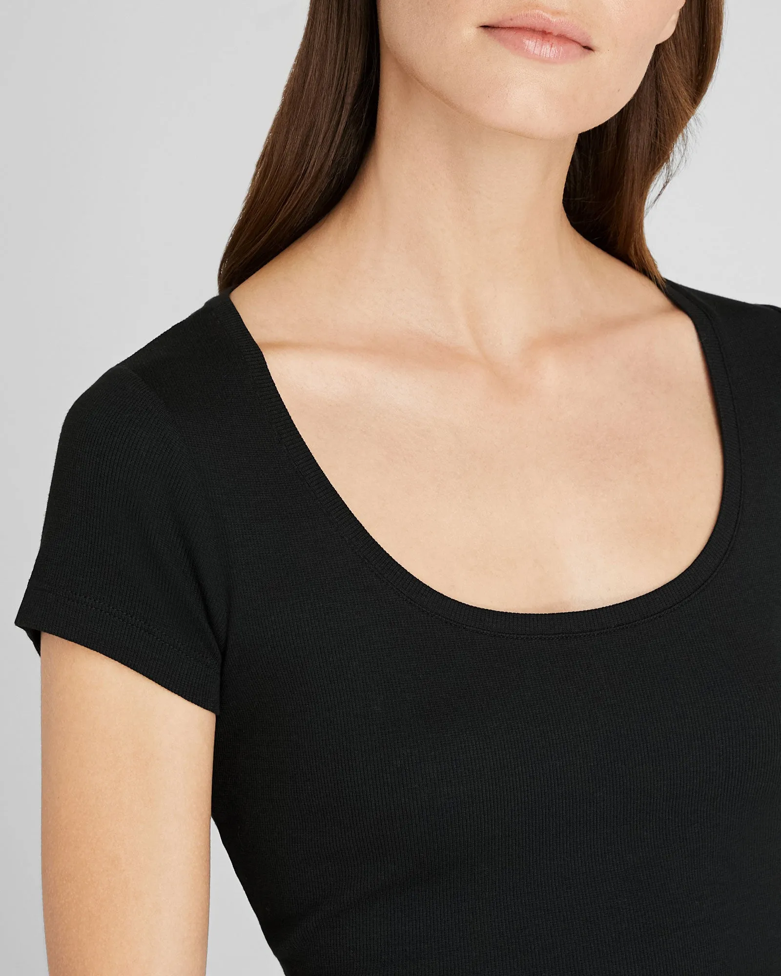 Bowee Scoop Neck Tee sold by Club Monaco product image thumbnail 4