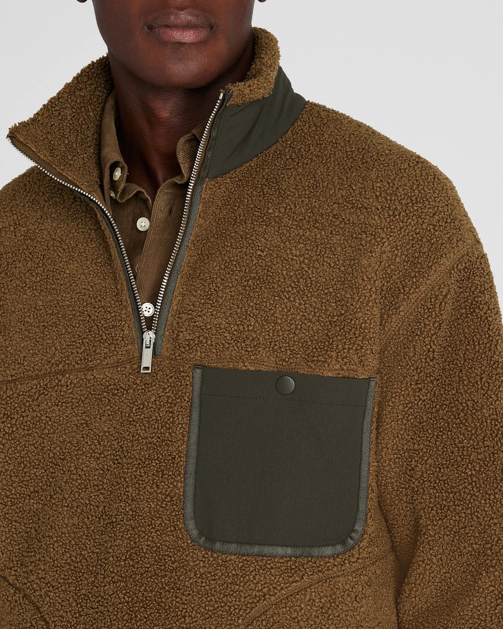 Sherpa Half-Zip sold by Club Monaco product image thumbnail 2