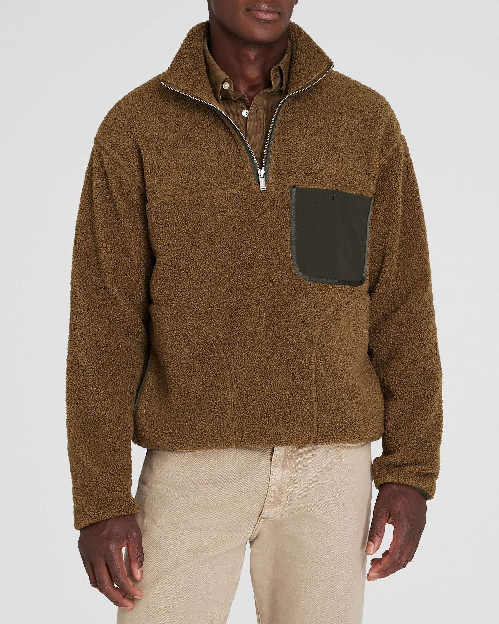 Sherpa Half-Zip sold by Club Monaco