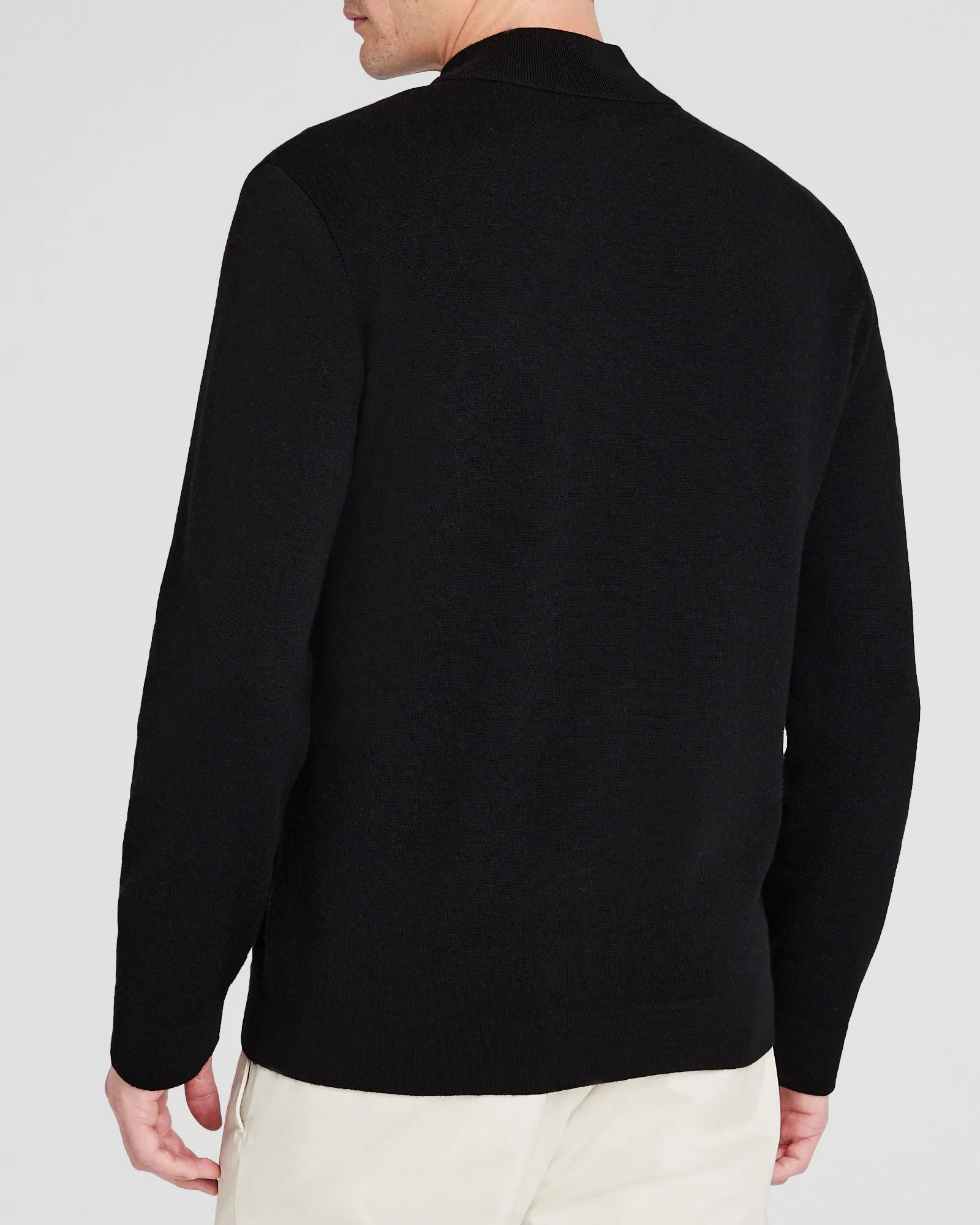 Double-Faced Merino Wool Full-Zip Sweater sold by Club Monaco product image thumbnail 3