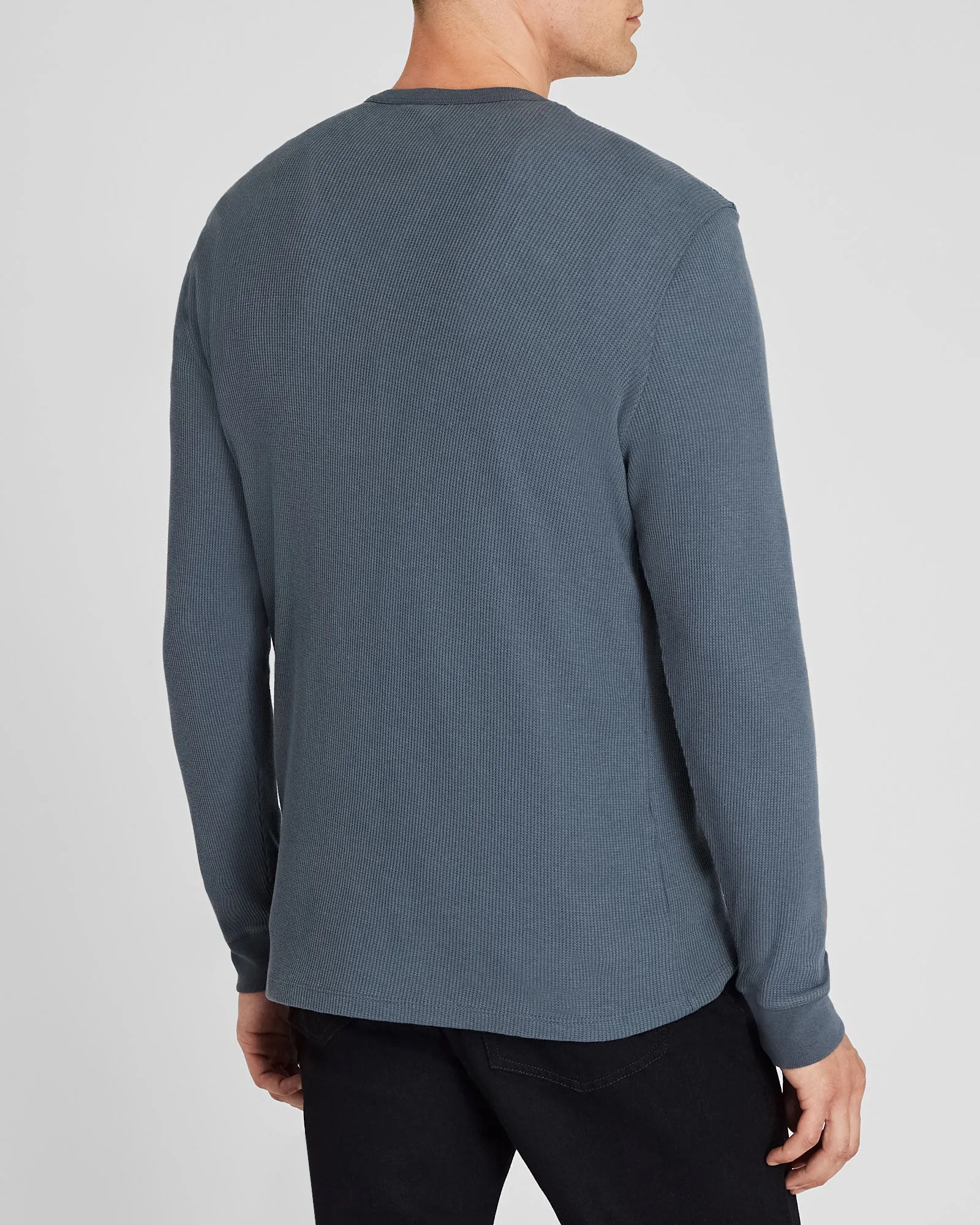 Long-Sleeve Waffle Crew sold by Club Monaco product image thumbnail 3