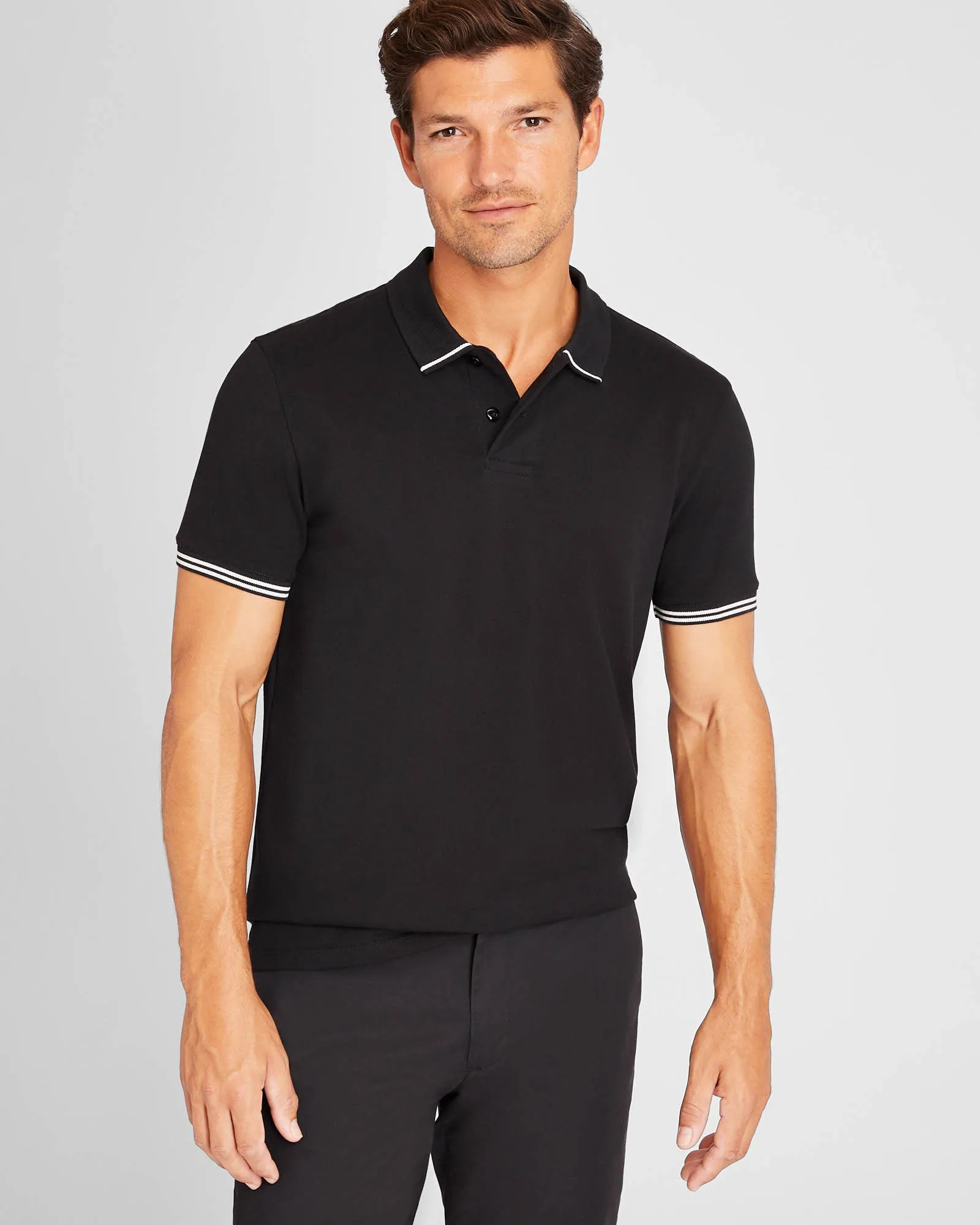 Tipped Collar Polo sold by Club Monaco product image thumbnail 2