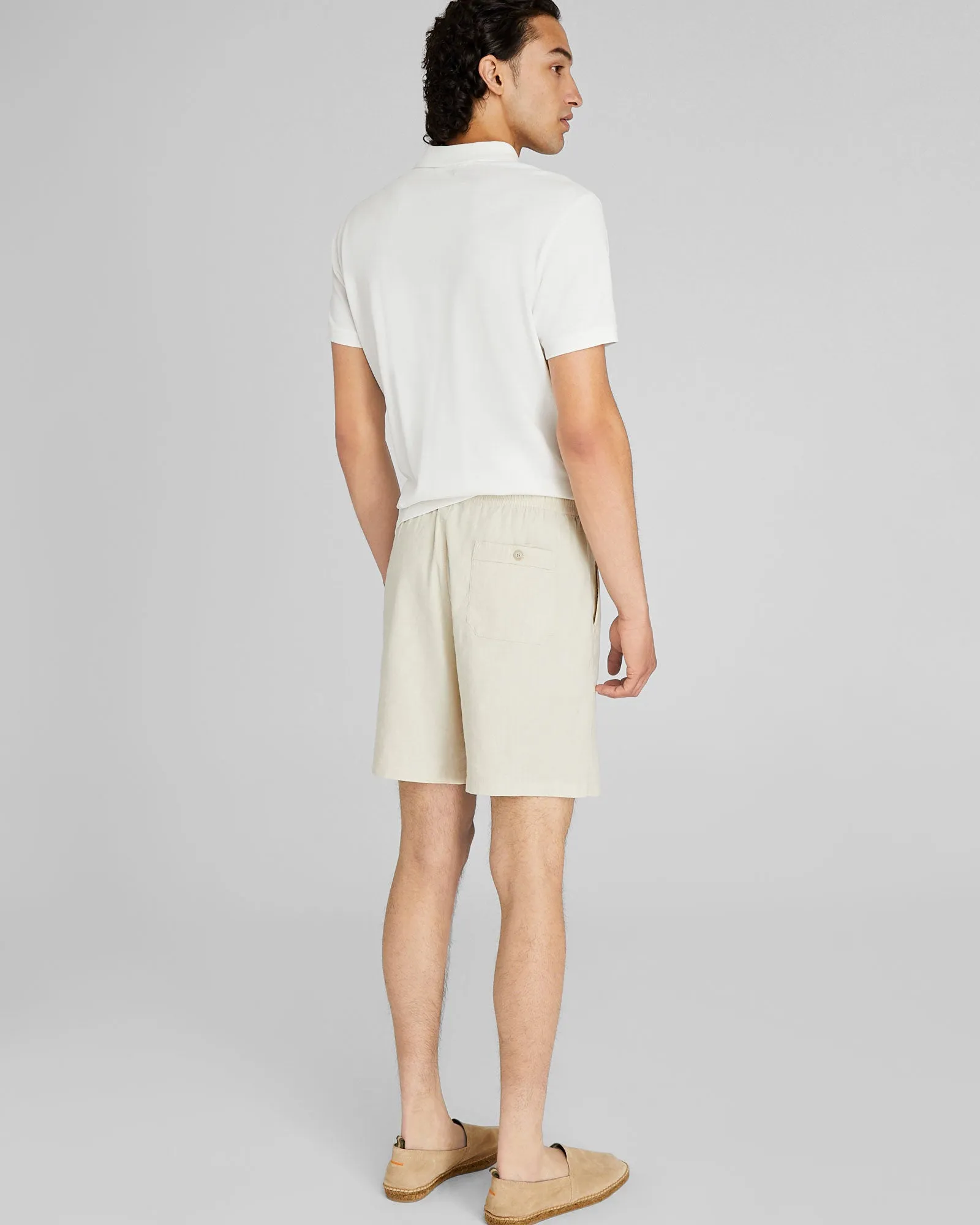 Elasticated Linen Short sold by Club Monaco product image thumbnail 2
