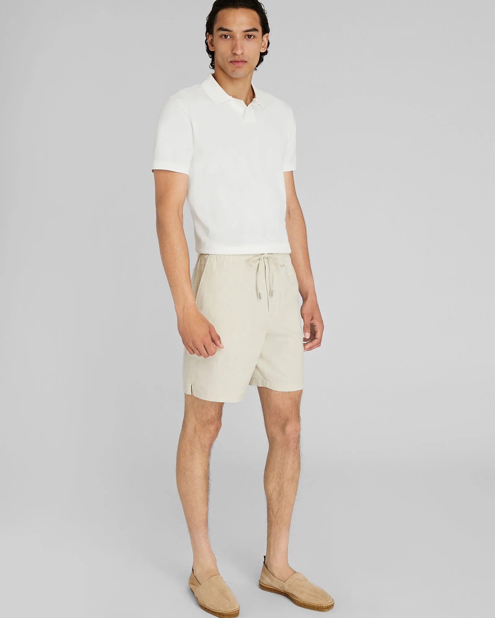 Elasticated Linen Short sold by Club Monaco product image thumbnail 4