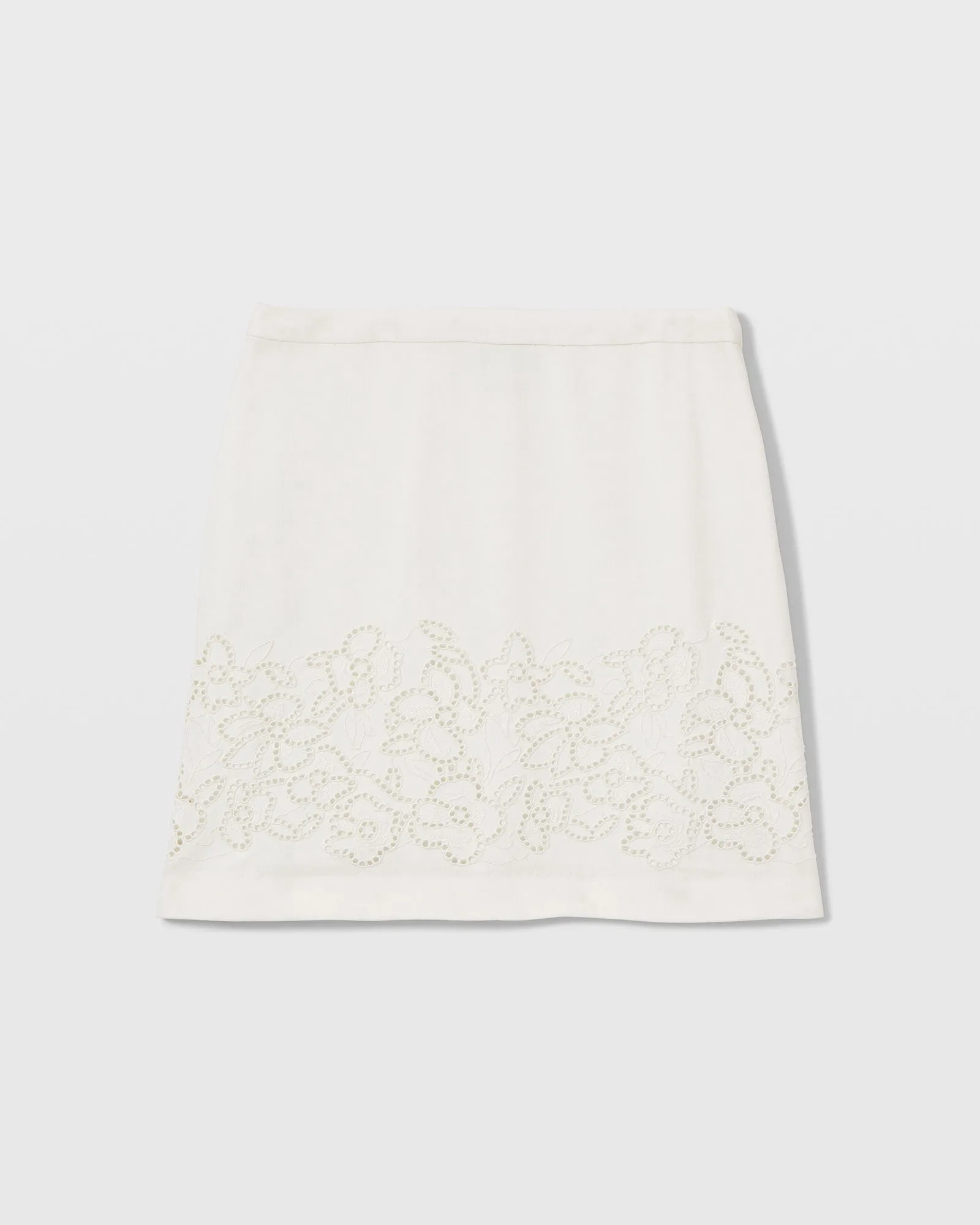 Embroidered Eyelet Mini Skirt sold by Club Monaco product image thumbnail 4