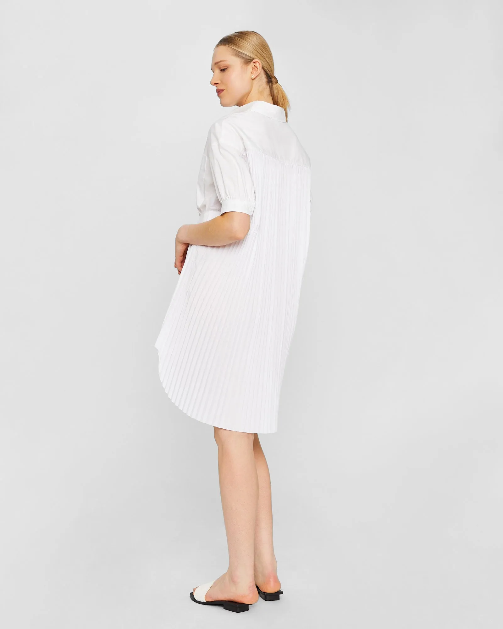 Novel Pleated Shirt Dress sold by Club Monaco product image thumbnail 3