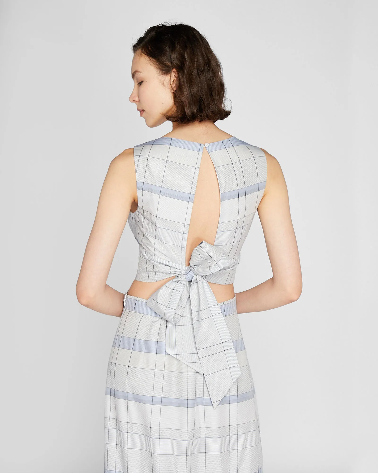 Tie Back Crop Top sold by Club Monaco product image thumbnail 2