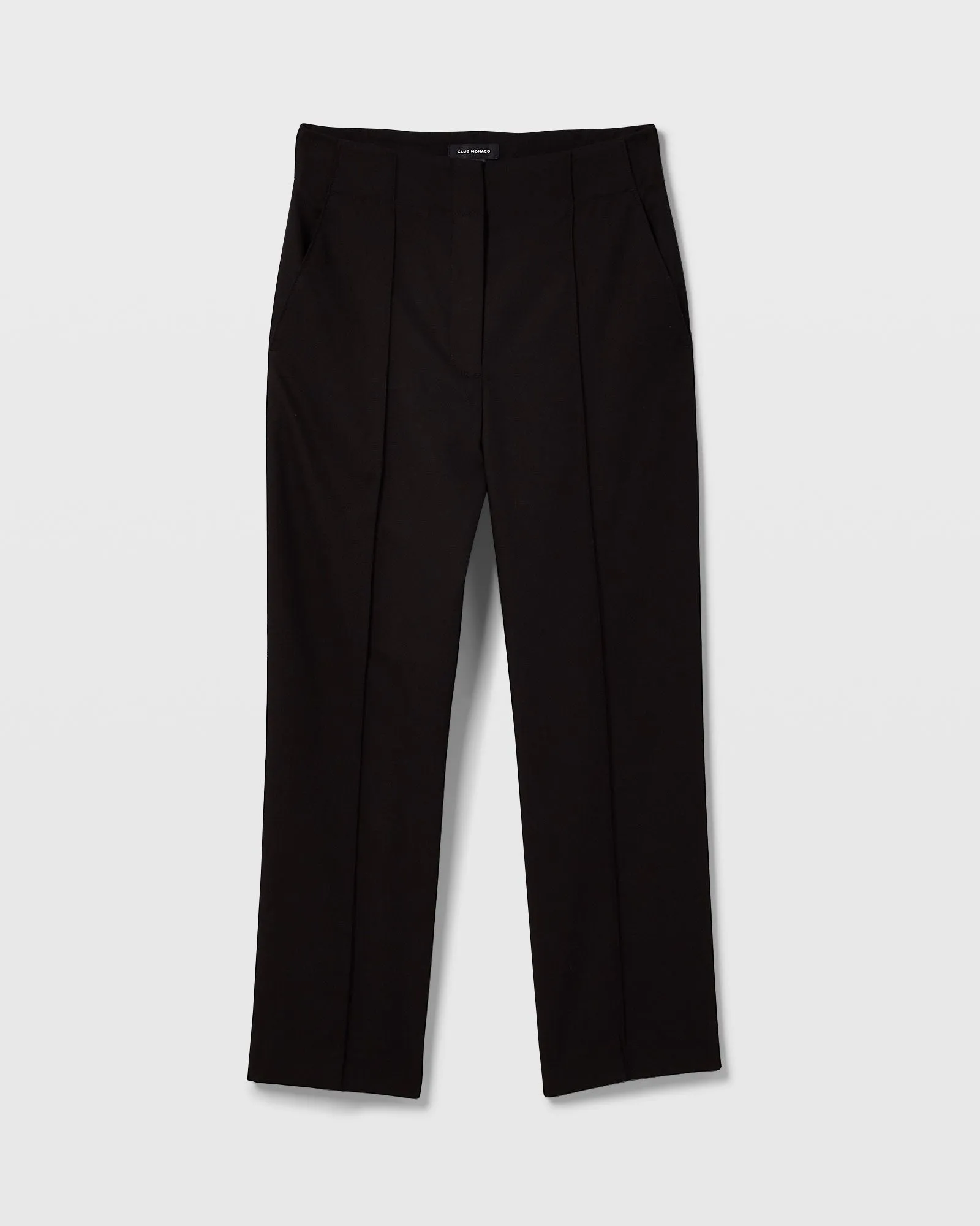 High-Rise Piqué Pintuck Trouser sold by Club Monaco product image thumbnail 4