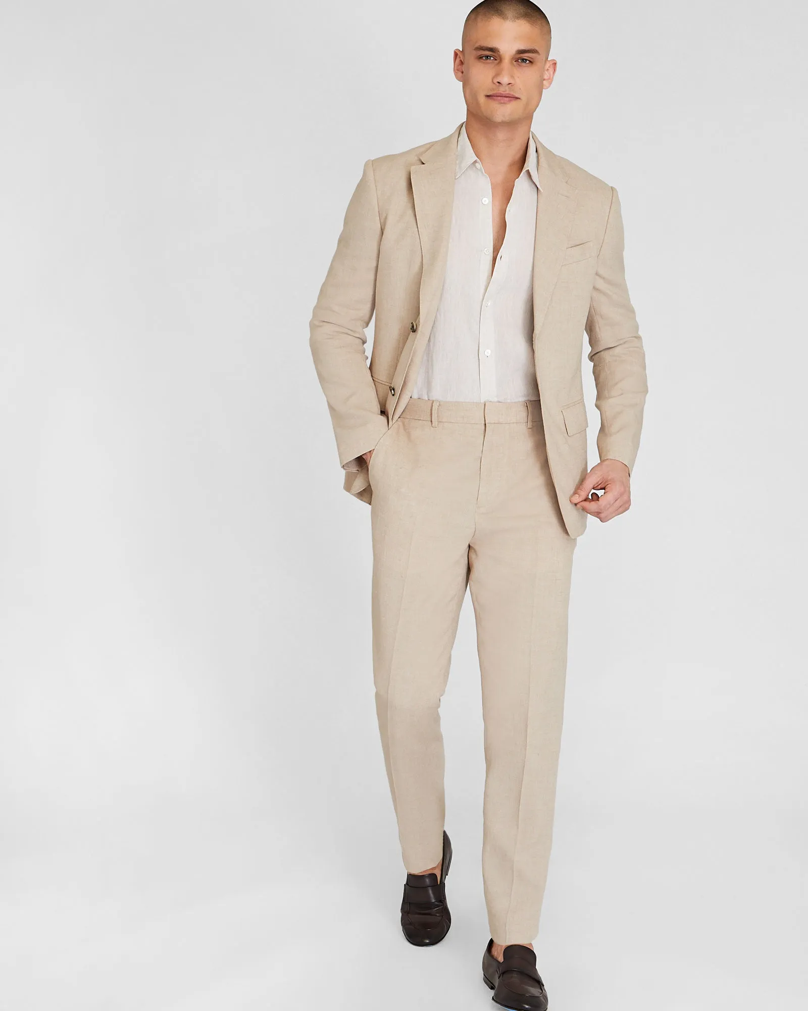 Tech Linen Suit Blazer sold by Club Monaco product image thumbnail 2