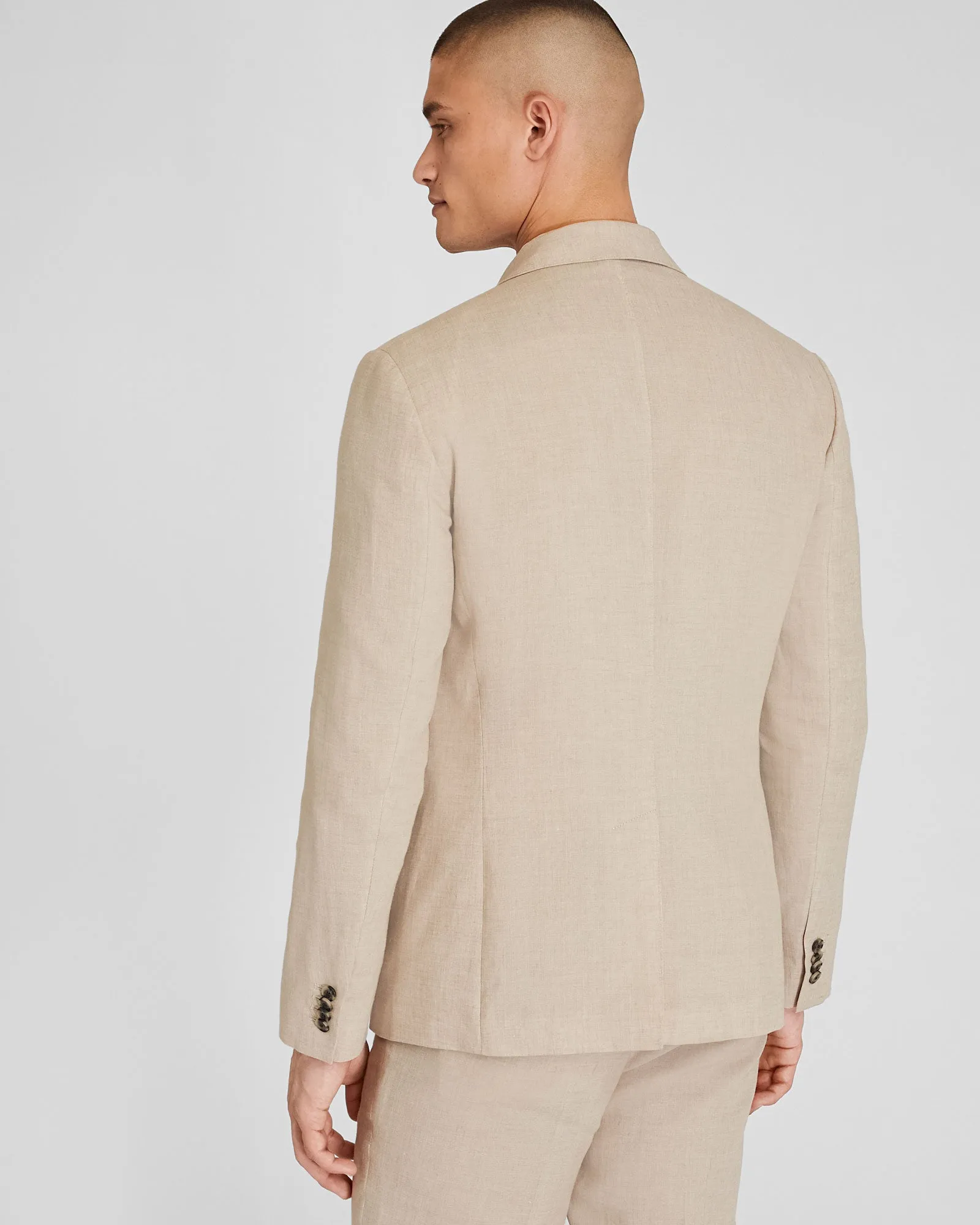 Tech Linen Suit Blazer sold by Club Monaco product image thumbnail 3