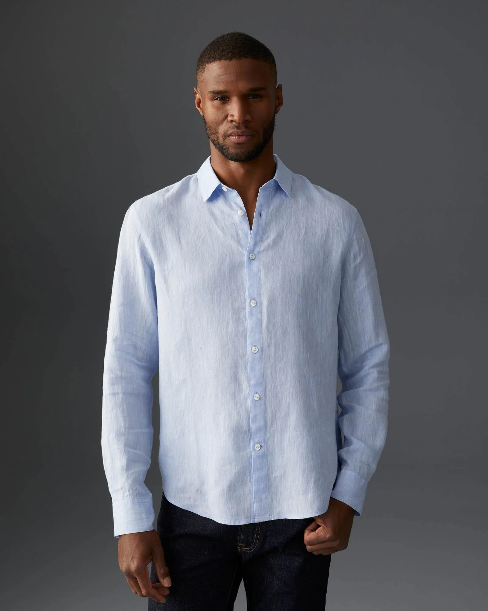 Carlo Bassetti Italian Linen Shirt sold by Club Monaco product image thumbnail 2