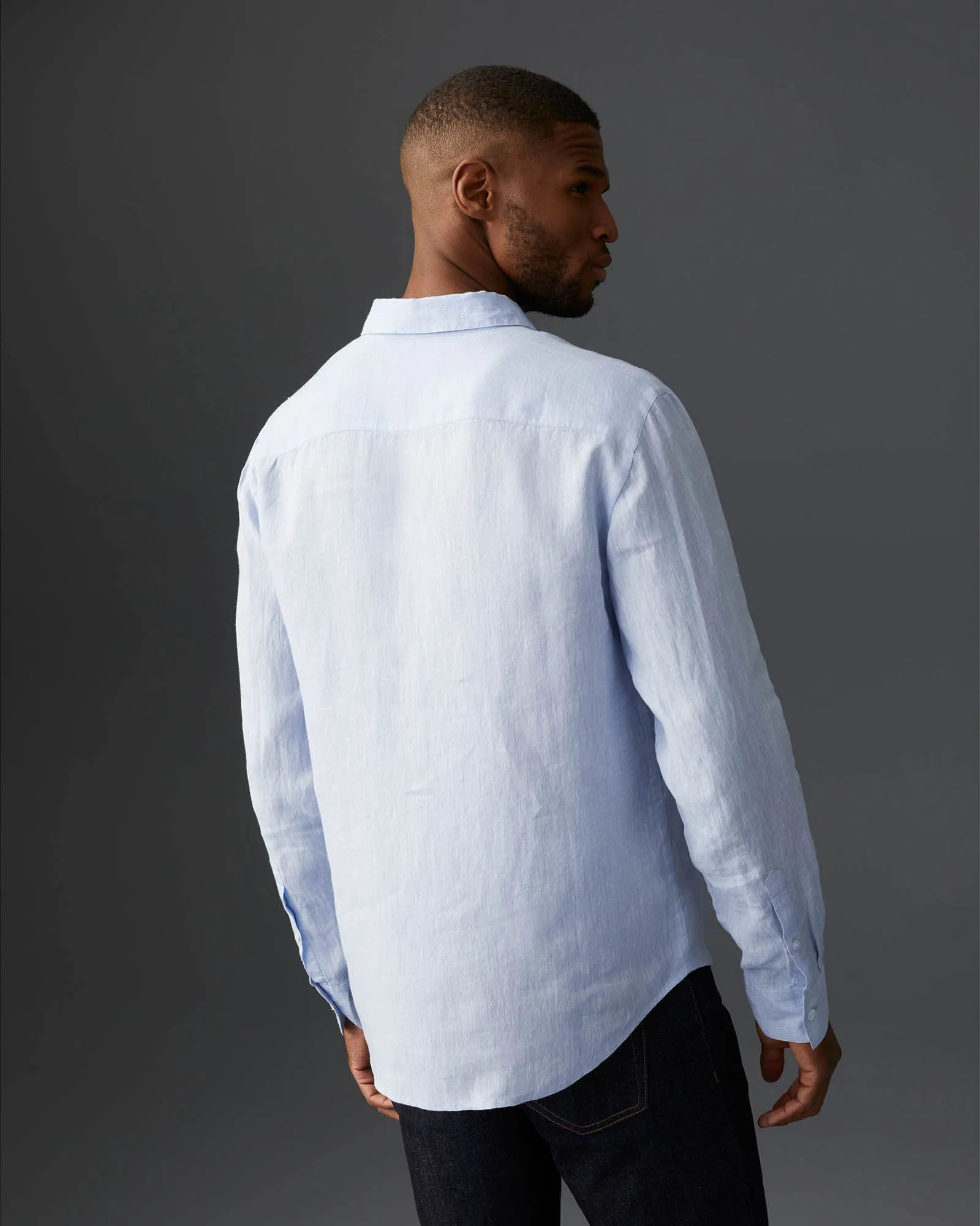 Carlo Bassetti Italian Linen Shirt sold by Club Monaco product image thumbnail 3