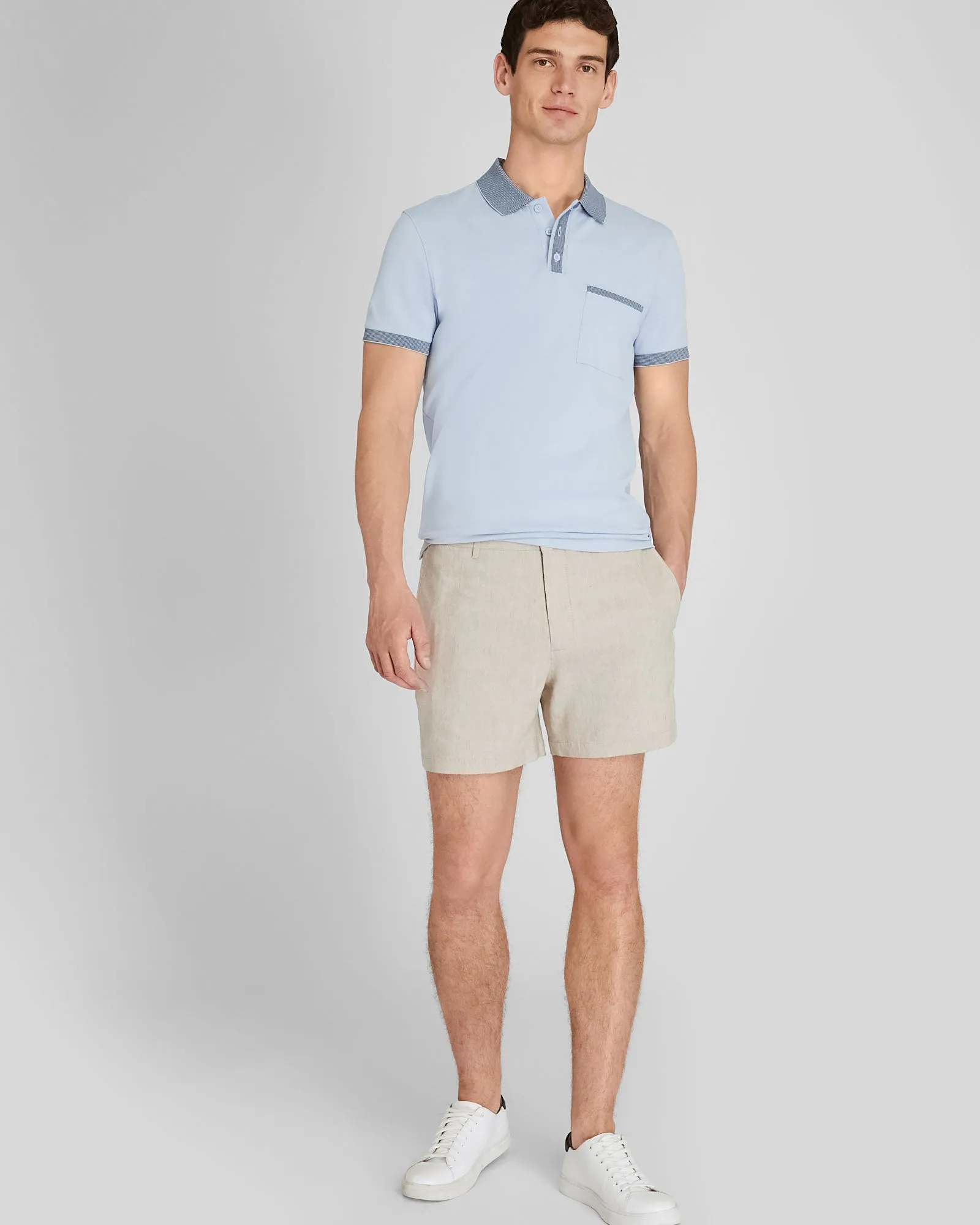 Jax Linen 5" Shorts sold by Club Monaco