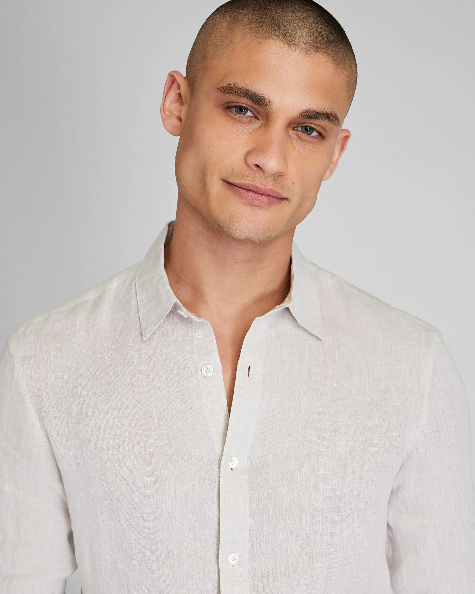 Carlo Bassetti Italian Linen Shirt sold by Club Monaco product image thumbnail 2