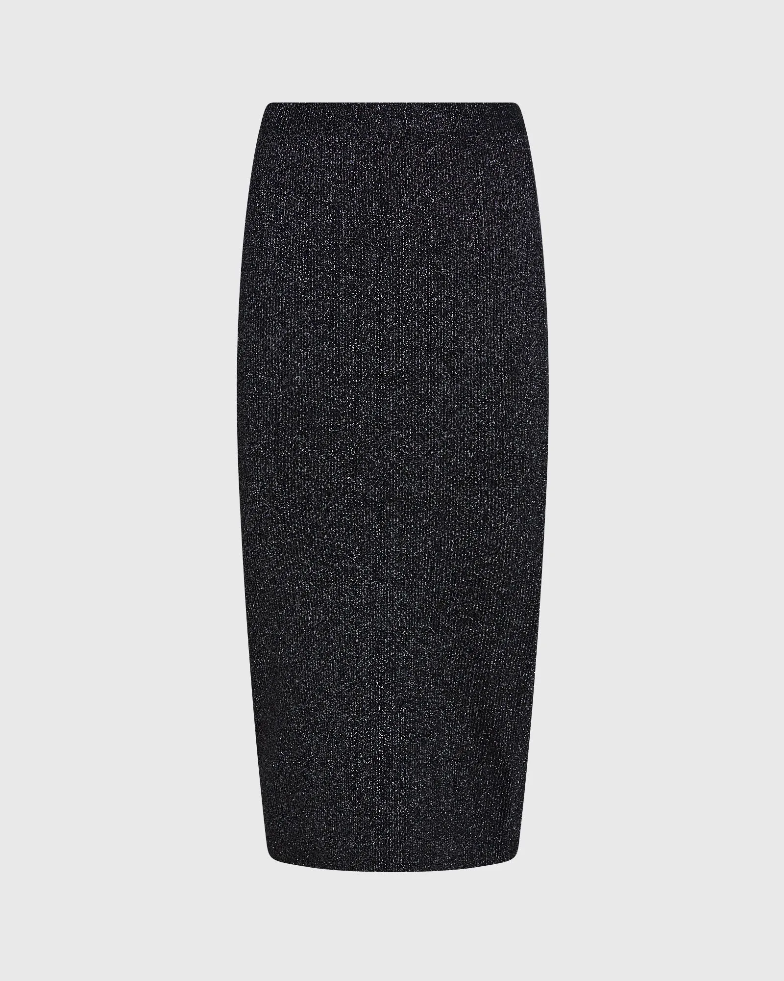 Metallic Ribbed-Knit Midi Skirt sold by Club Monaco product image thumbnail 5
