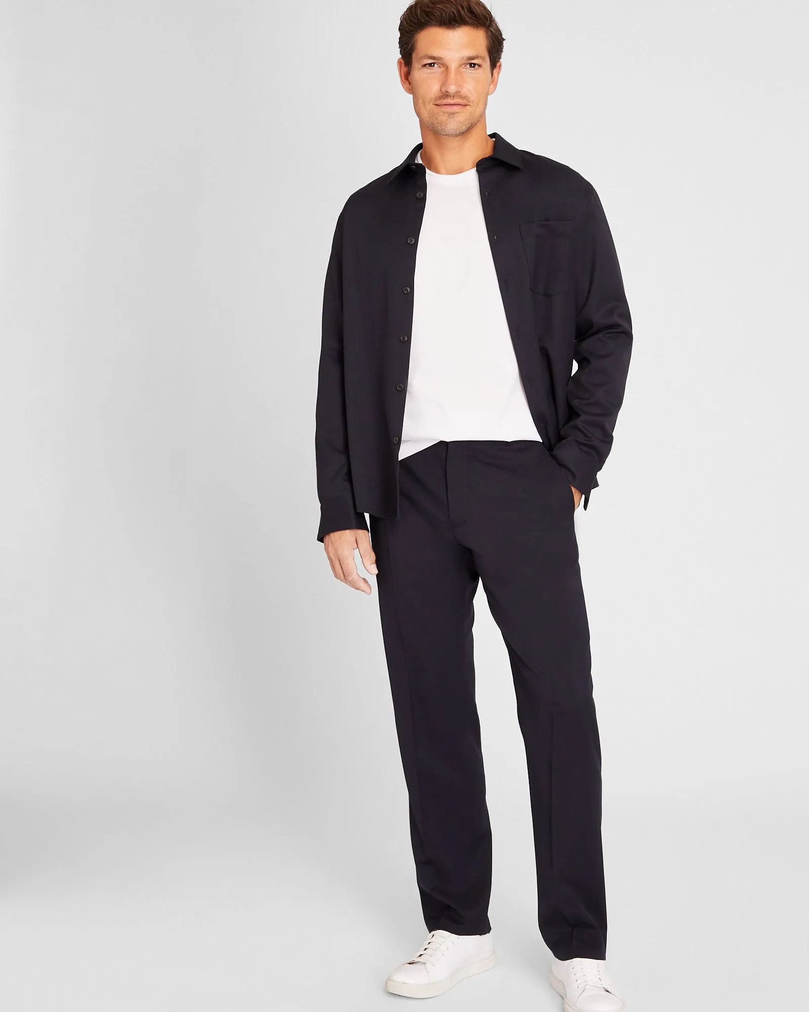 Straight Wool Trouser sold by Club Monaco
