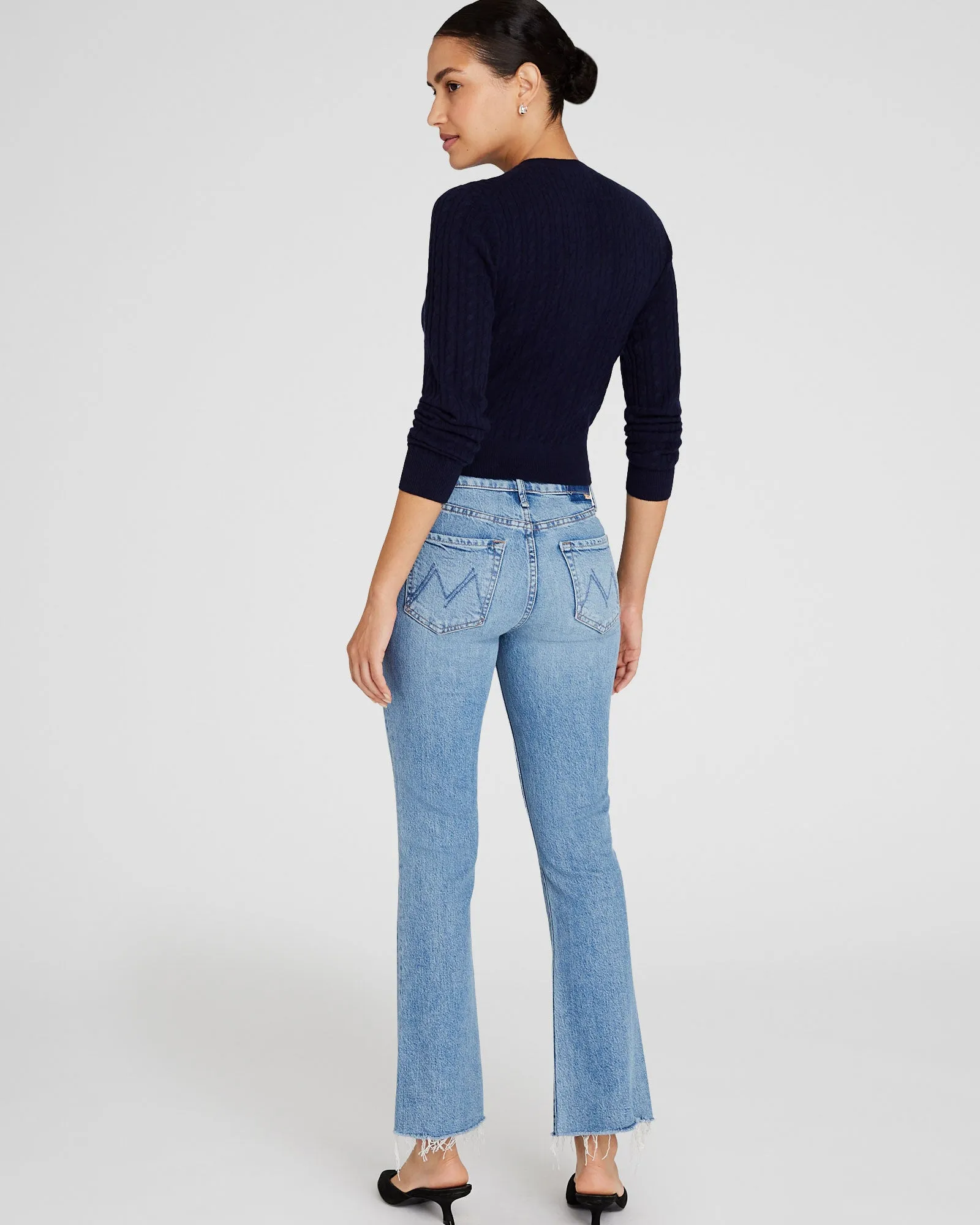 MOTHER The Outsider Flood Fray Jeans sold by Club Monaco product image thumbnail 2