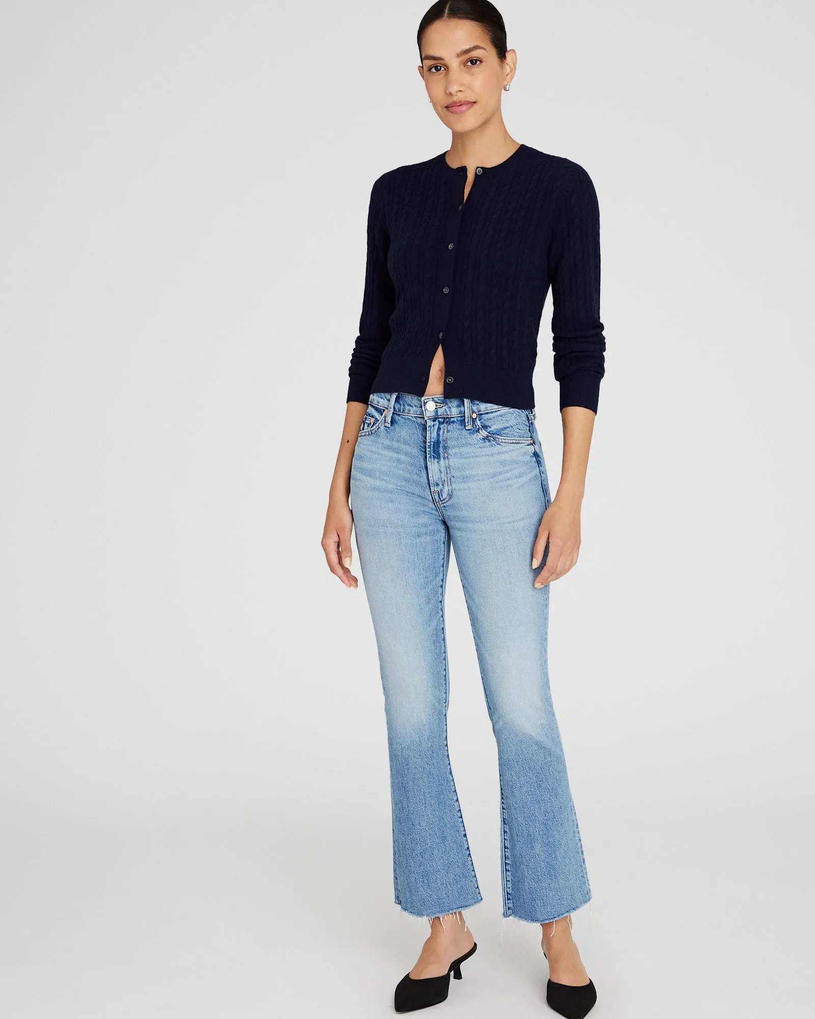 MOTHER The Outsider Flood Fray Jeans sold by Club Monaco product image thumbnail 4