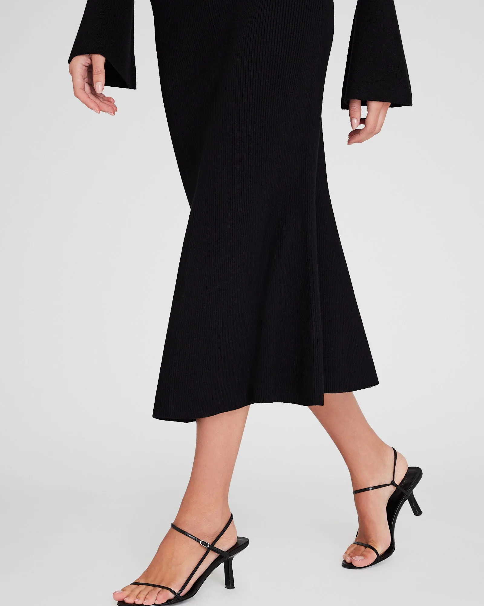 Fluted Knit Midi Skirt sold by Club Monaco product image thumbnail 3