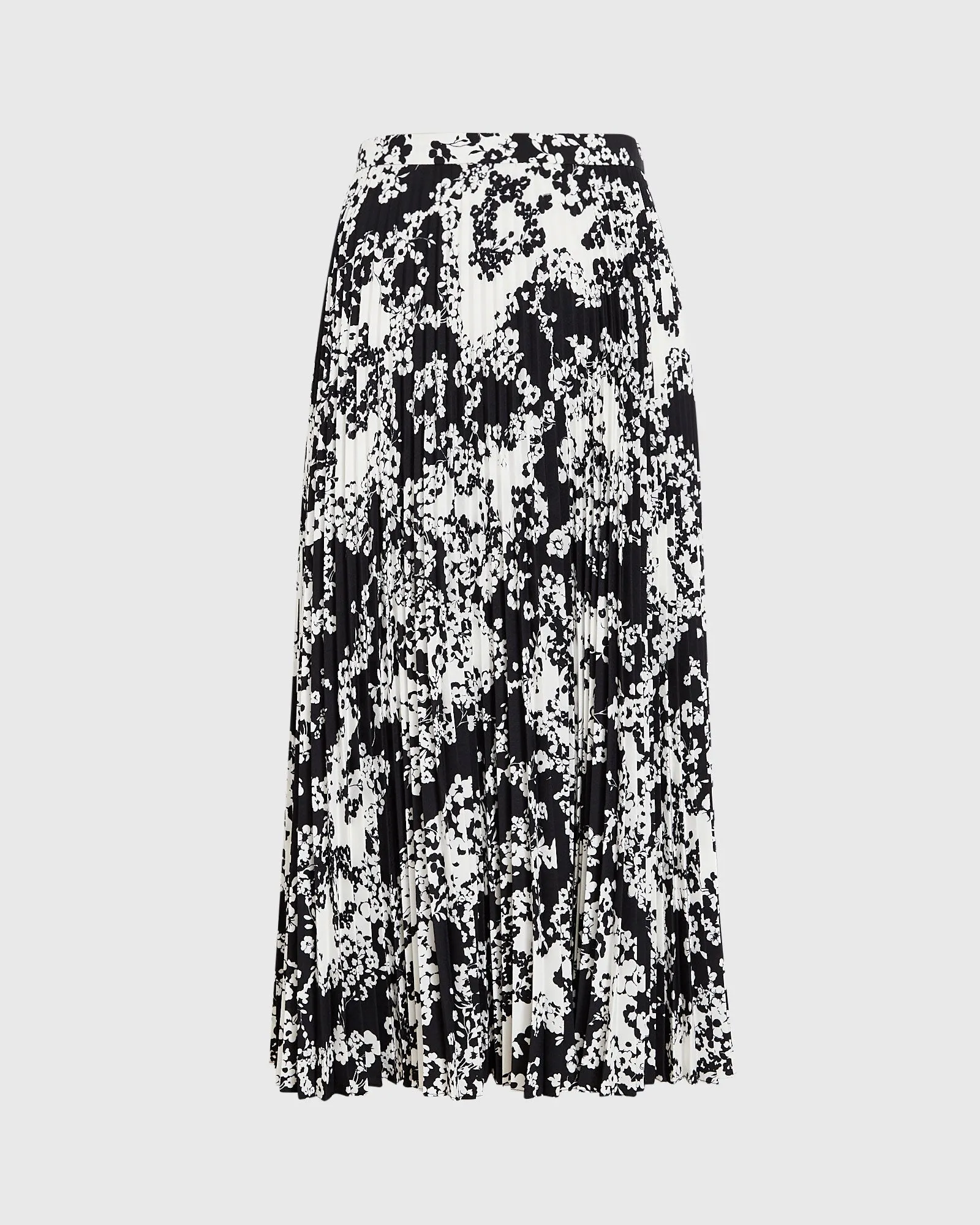 Floral Print Pleated Midi Skirt sold by Club Monaco product image thumbnail 5