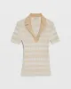 Ribbed Johnny Collar Sweater Tee sold by Club Monaco