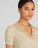 Ribbed Johnny Collar Sweater Tee sold by Club Monaco