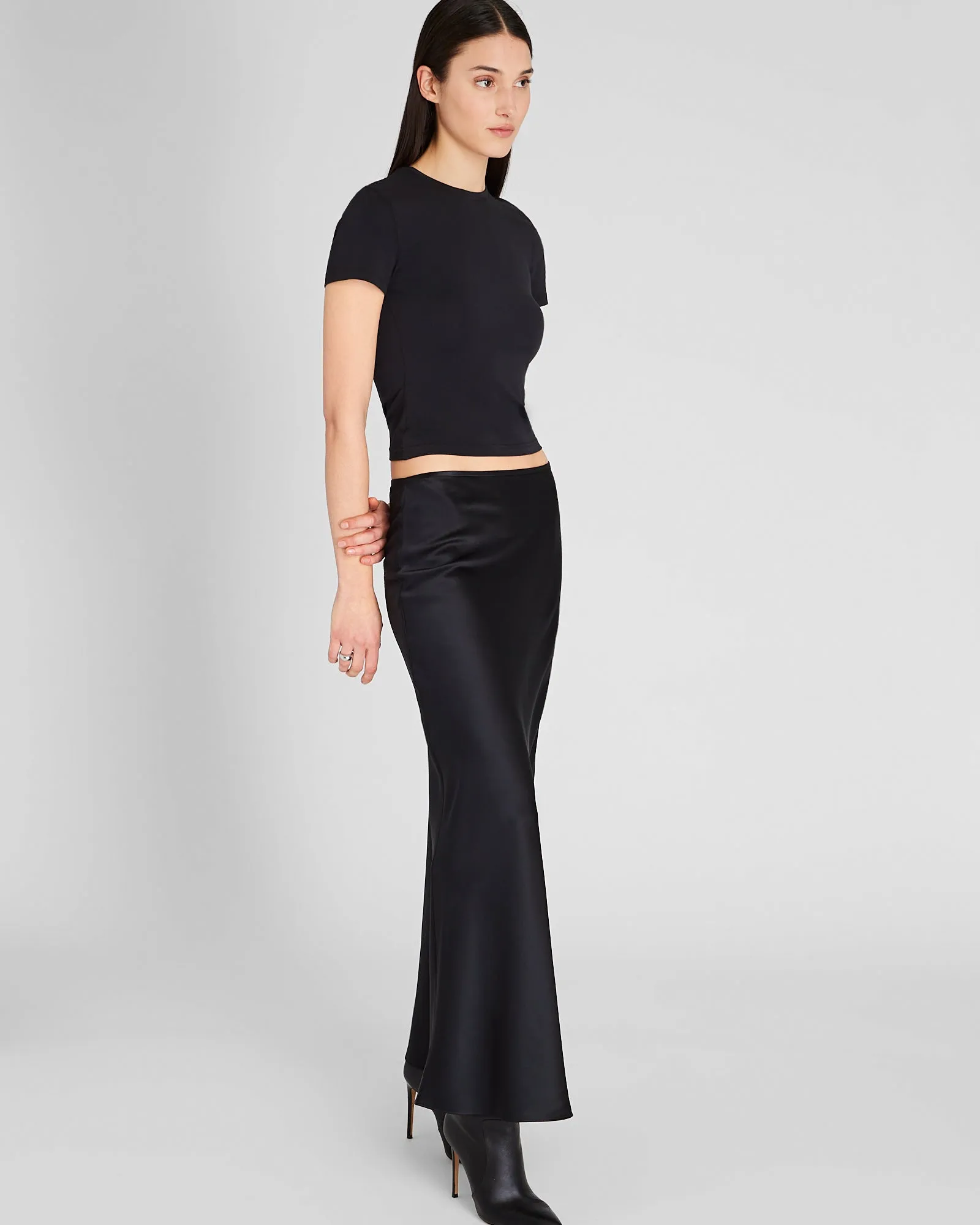 Silk Charmeuse Maxi Skirt sold by Club Monaco product image thumbnail 4