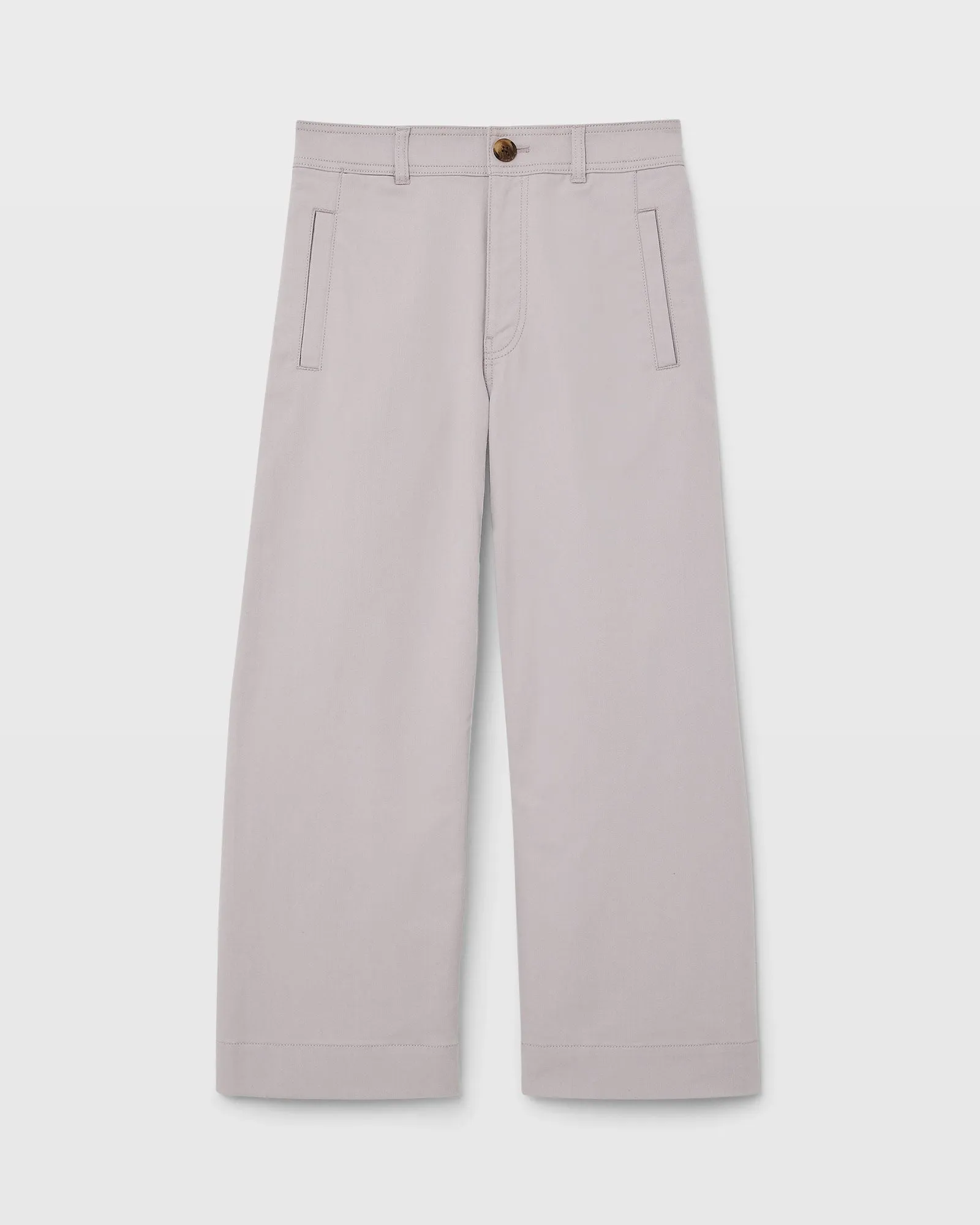 High Rise Cropped Twill Pant sold by Club Monaco product image thumbnail 5