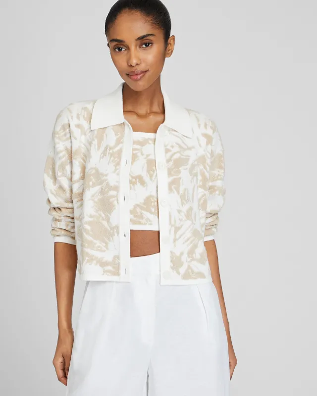 Loop Jacquard Cardigan sold by Club Monaco
