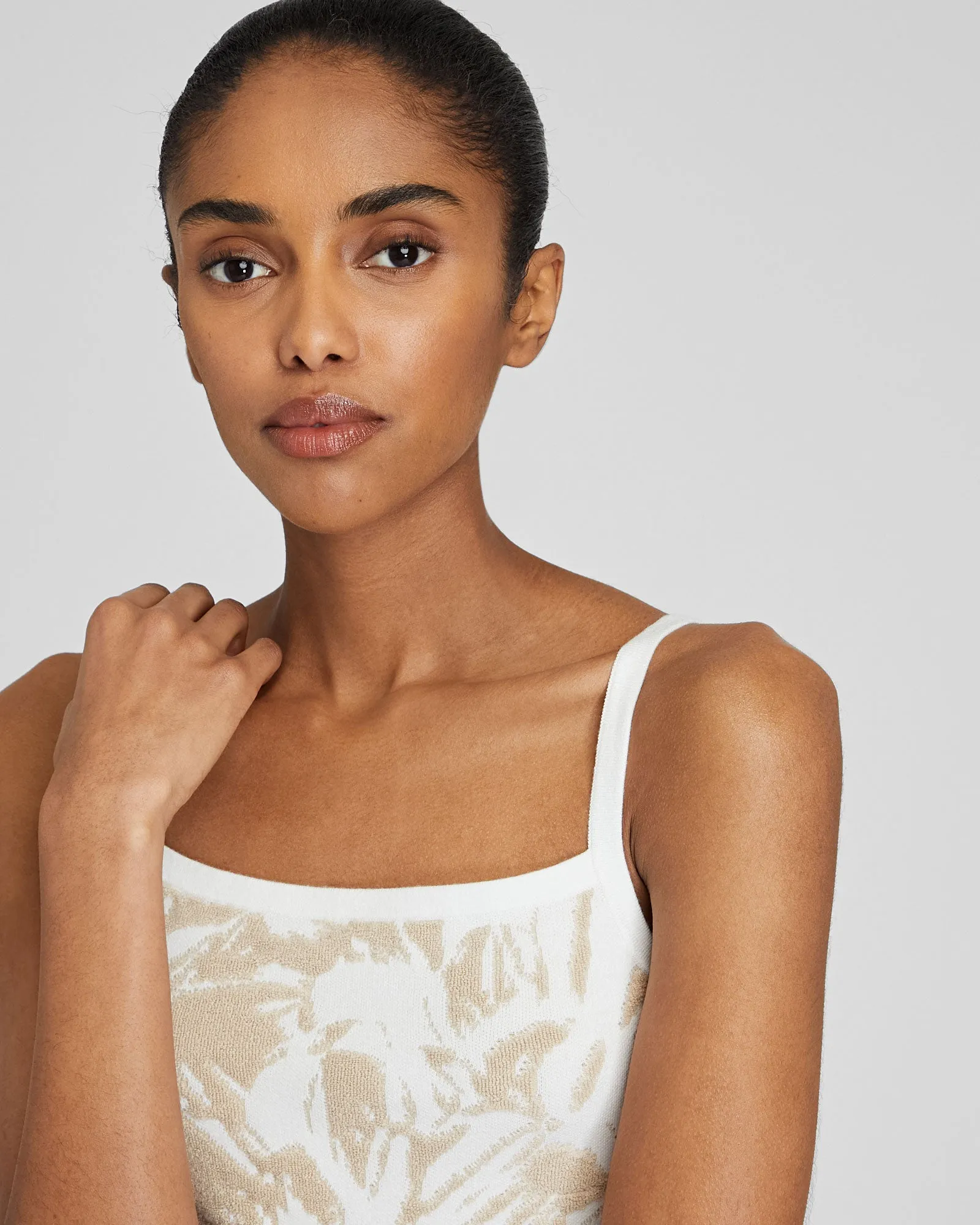 Loop Jacquard Sweater Tank sold by Club Monaco product image thumbnail 3