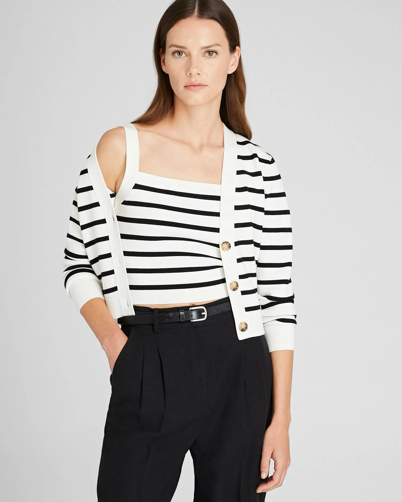 Cropped Cardigan sold by Club Monaco