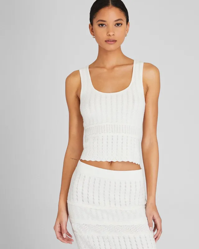 Mixed Stitch Tank sold by Club Monaco