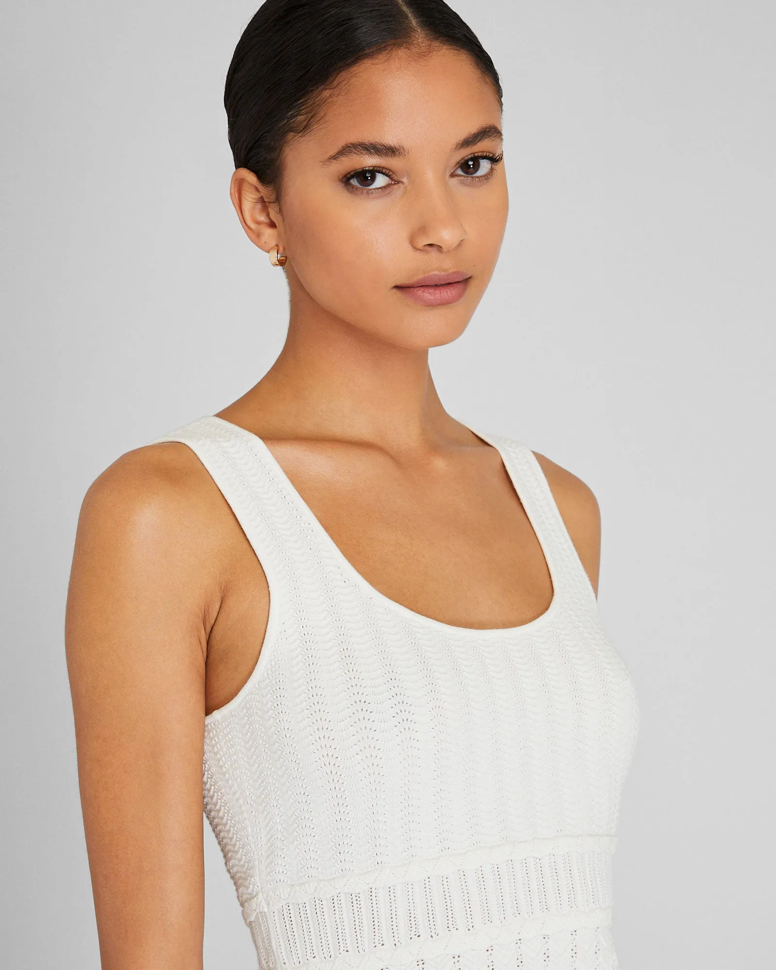 Mixed Stitch Tank sold by Club Monaco product image thumbnail 4