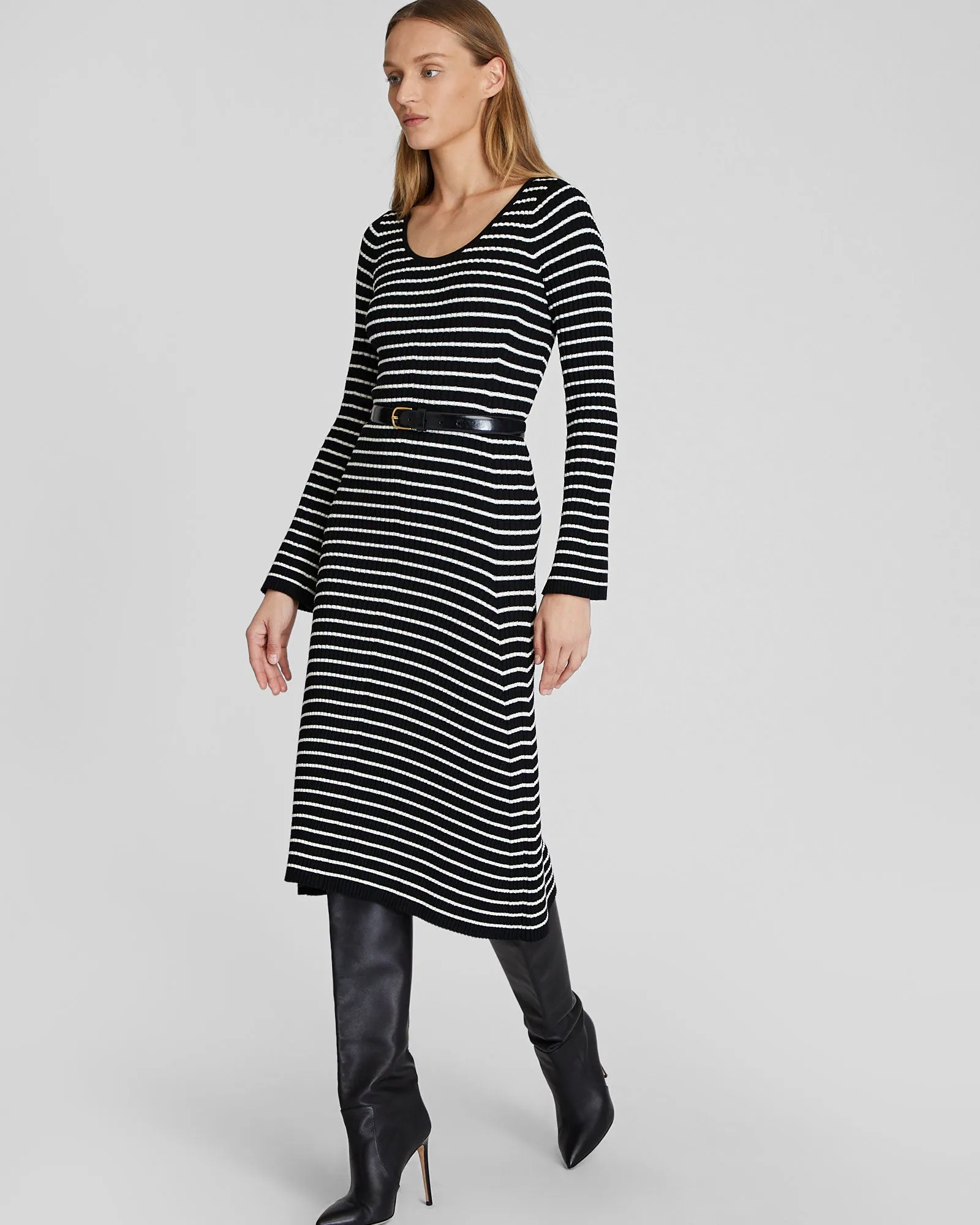Midi Striped Sweater Dress sold by Club Monaco