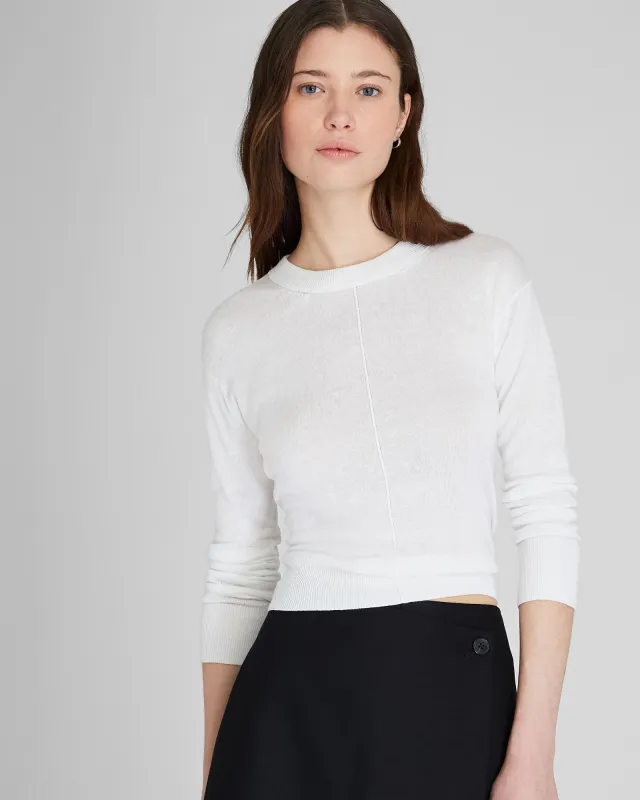 Signature Linen Crewneck sold by Club Monaco