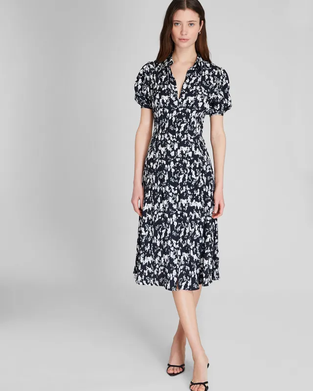 Pintuck Midi Shirt Dress sold by Club Monaco