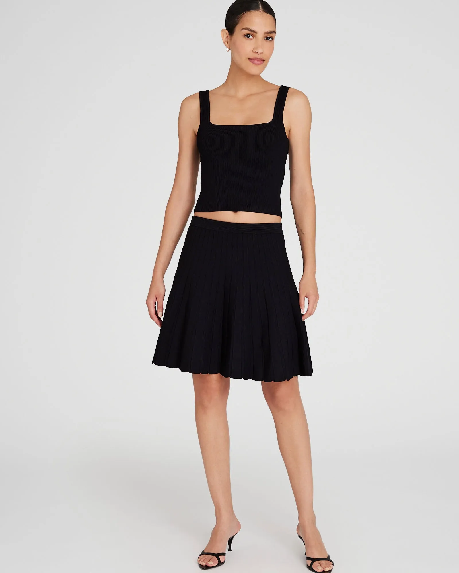 Pleated Mini Knit Skirt sold by Club Monaco product image thumbnail 4
