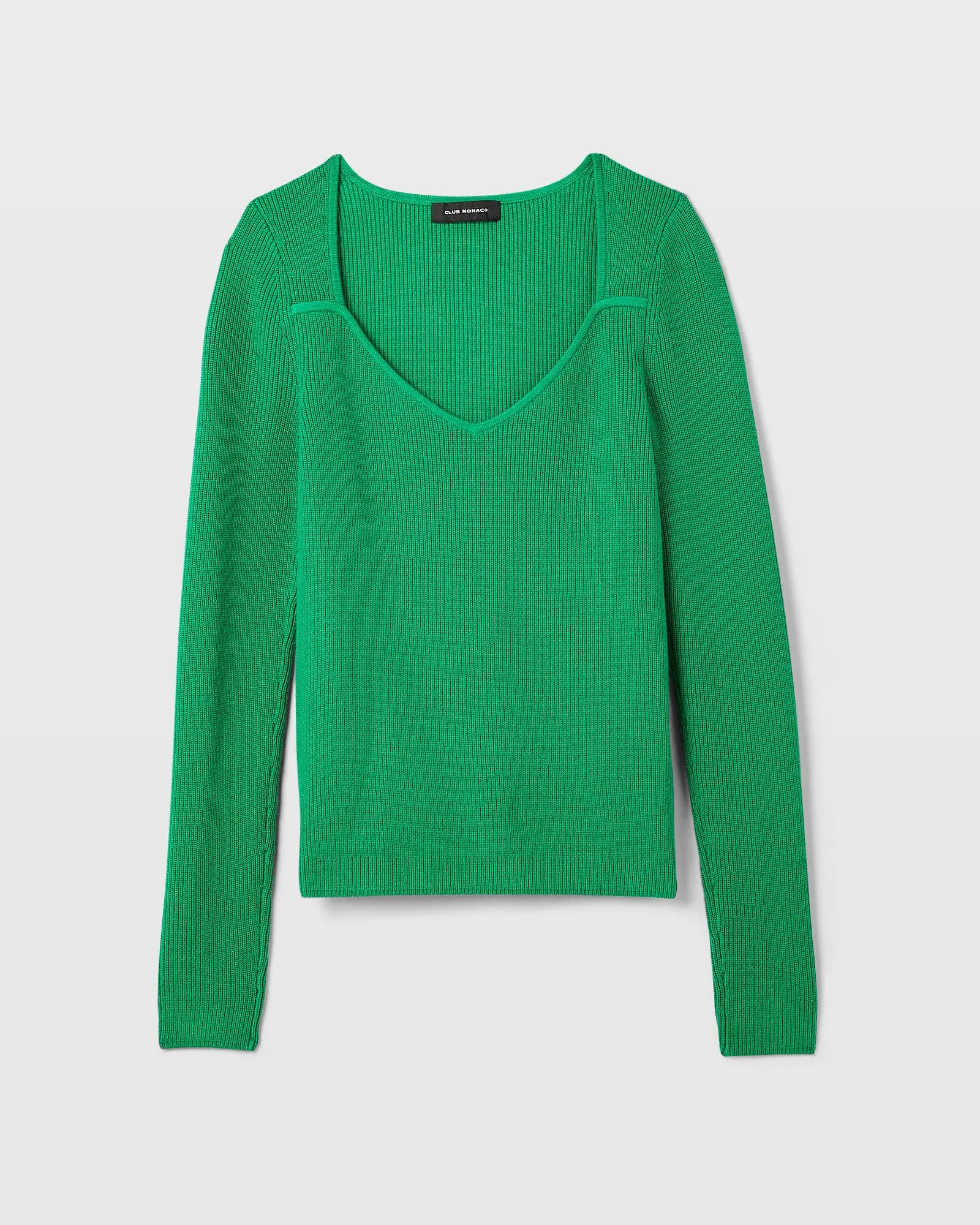 Shrug Neck Rib Sweater sold by Club Monaco product image thumbnail 5