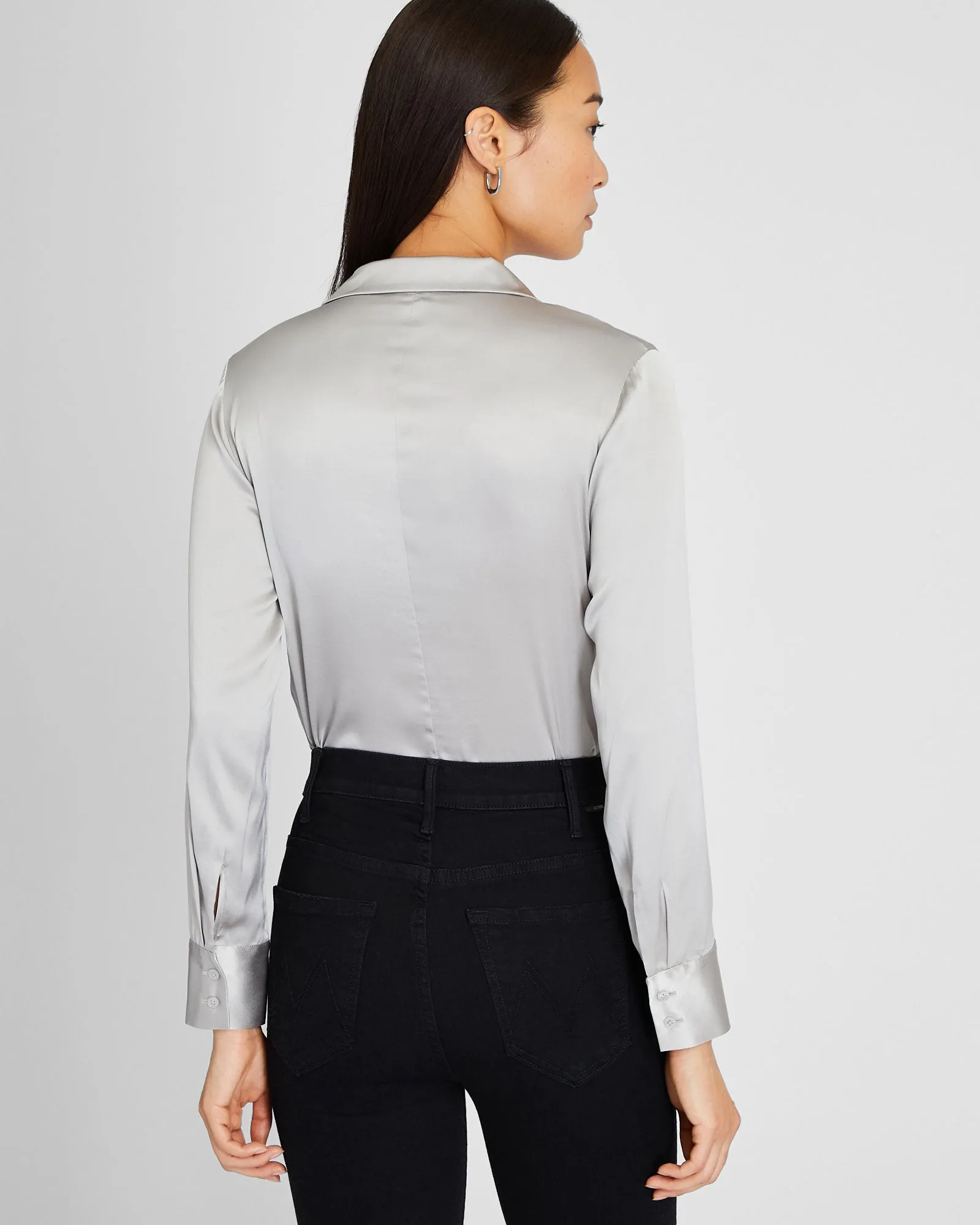 Stretch Silk Charmeuse Top sold by Club Monaco product image thumbnail 2