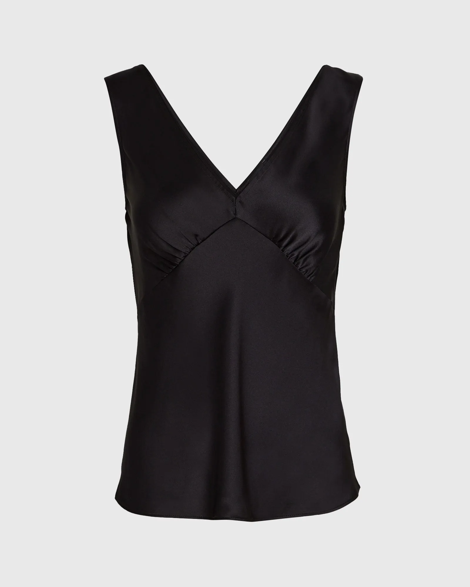Silk Charmeuse V-Neck Sleeveless Top sold by Club Monaco product image thumbnail 5