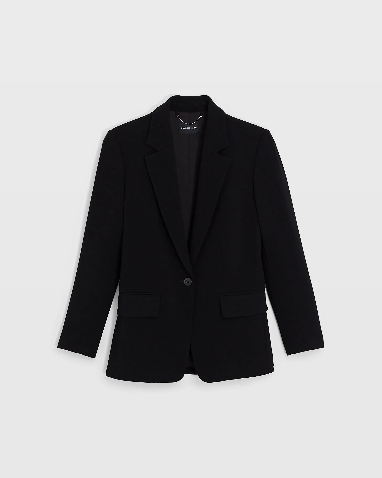 Relaxed Single Breasted Crepe Blazer sold by Club Monaco product image thumbnail 5