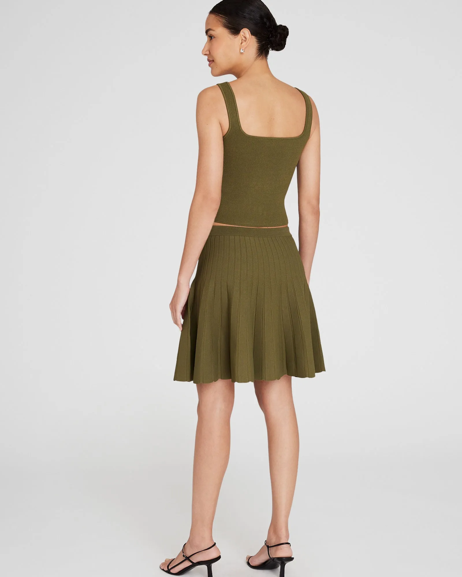 Pleated Mini Knit Skirt sold by Club Monaco product image thumbnail 2