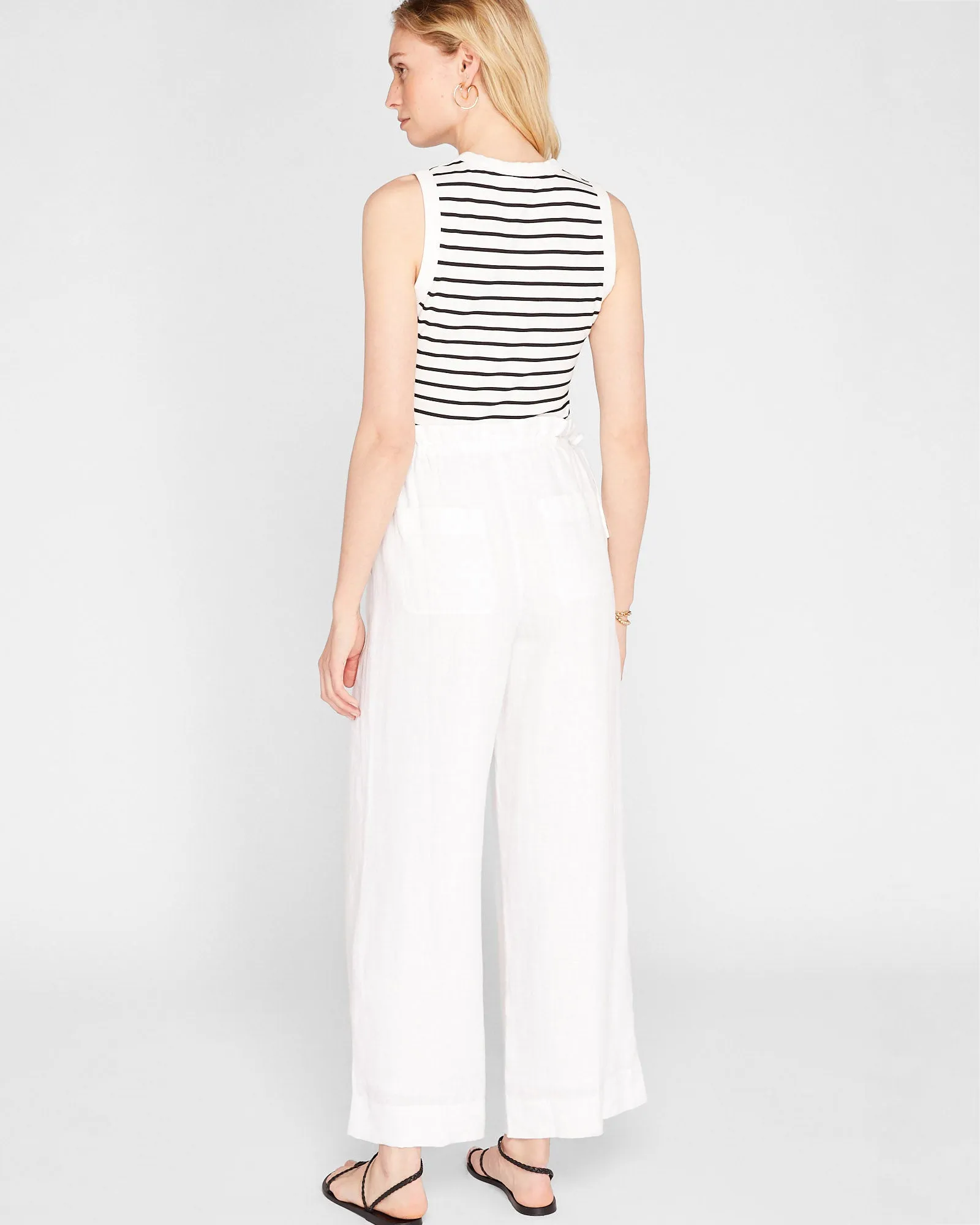 Linen Side Tie Pant sold by Club Monaco product image thumbnail 2