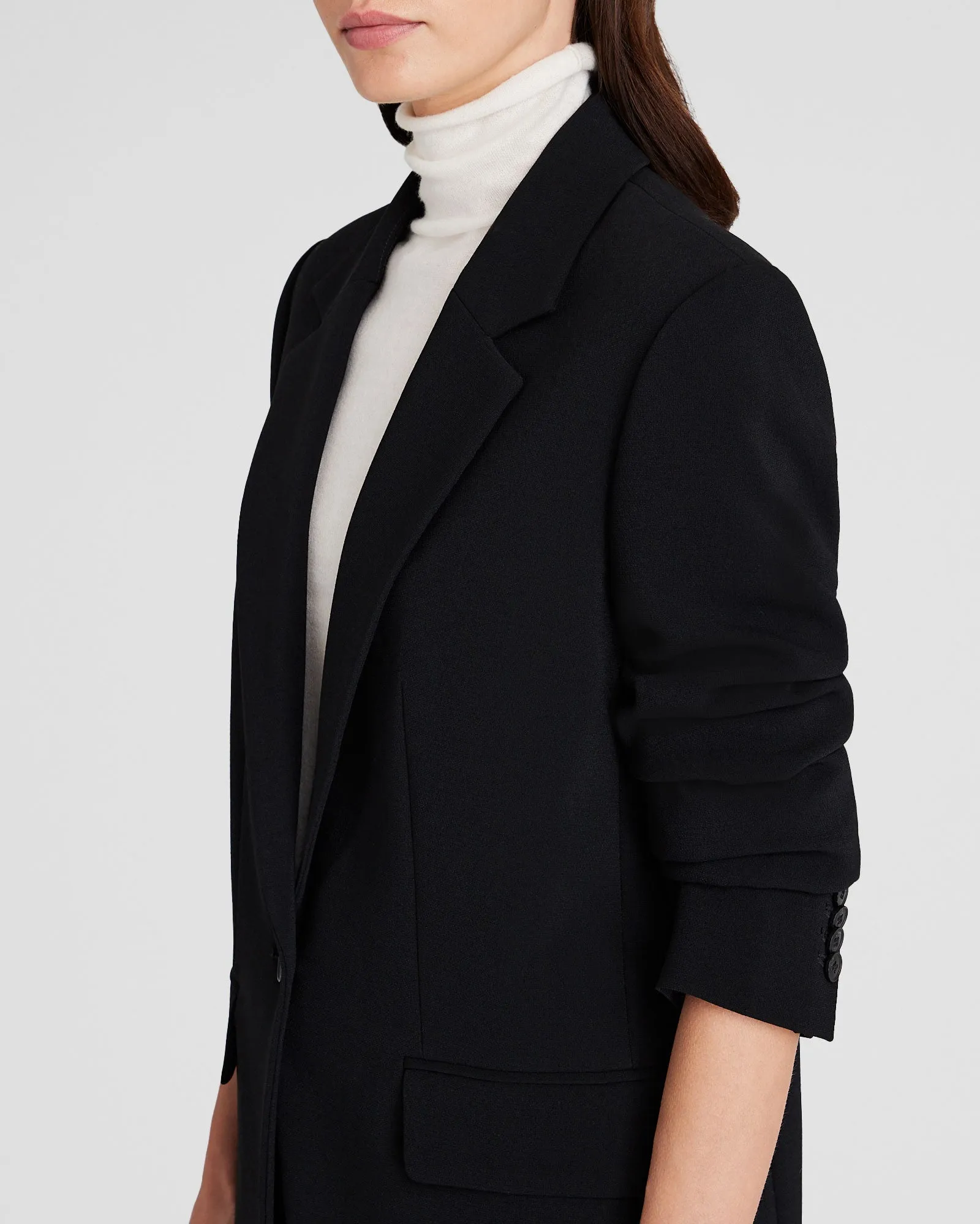 Relaxed Crepe Blazer sold by Club Monaco product image thumbnail 4